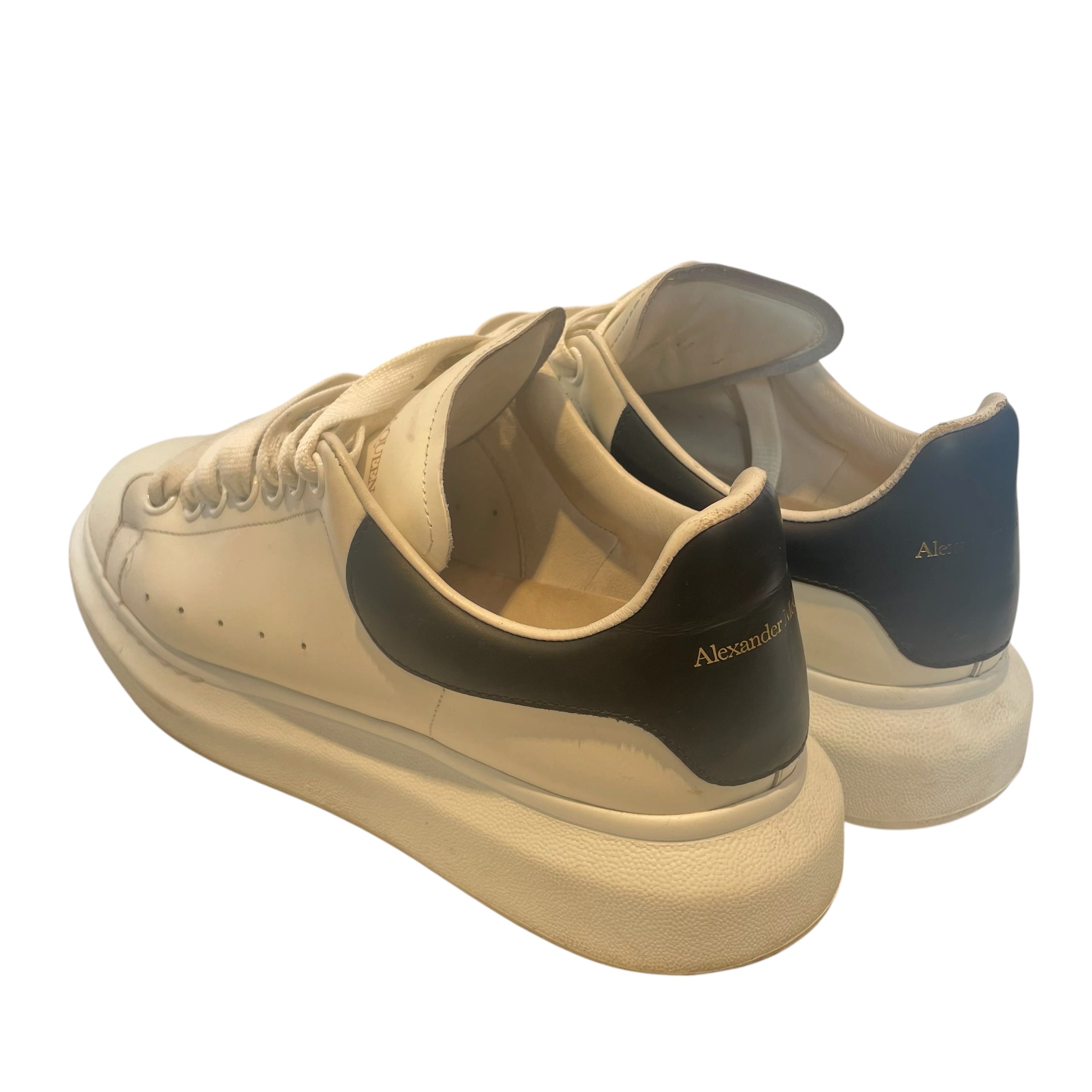 Alexander McQueen/Low-Sneakers/EU 41/Leather/WHT/OVERSIZED view 2
