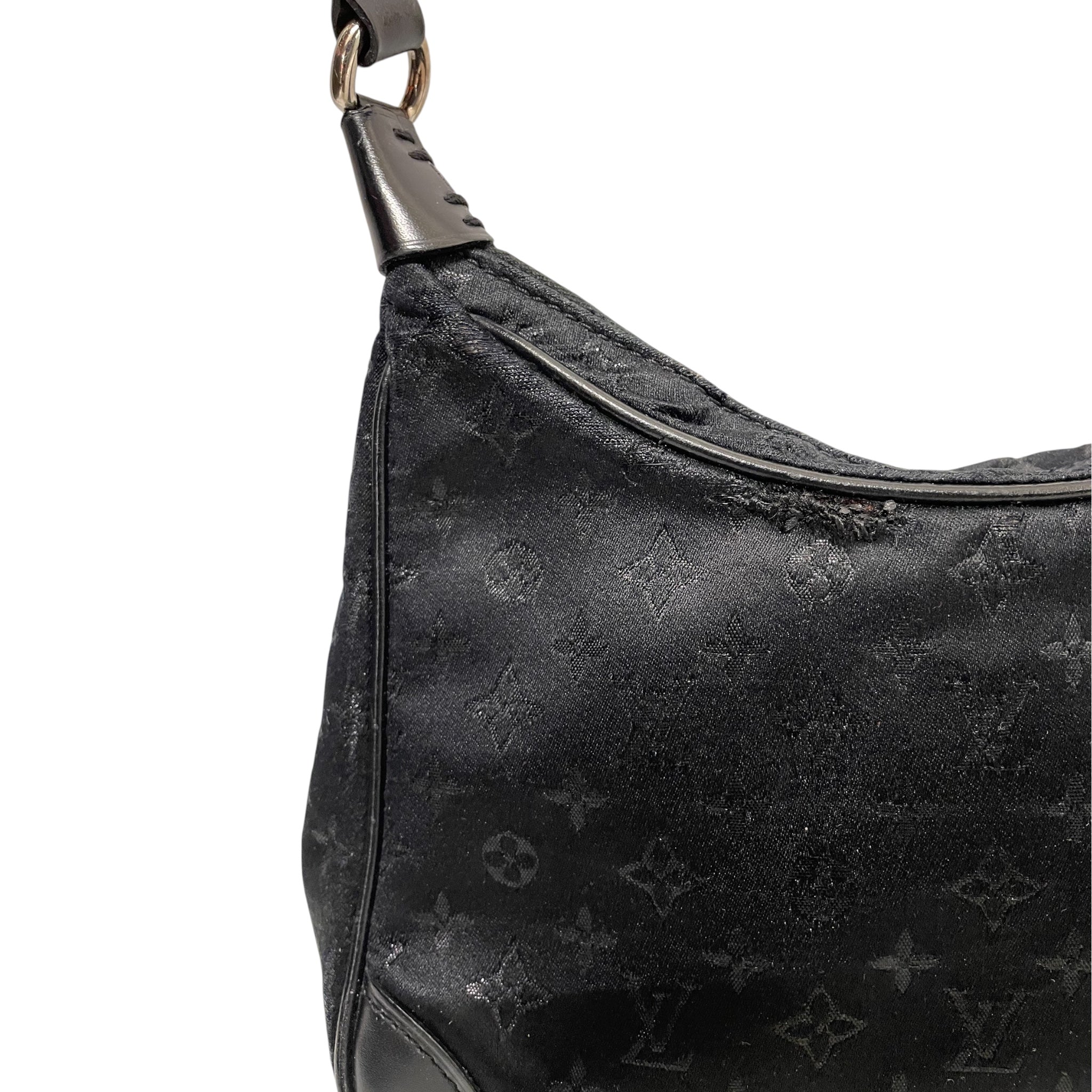 LOUIS VUITTON/Bag/Monogram/BLK/2001 MINI LITTLE BOULOGNE view 3