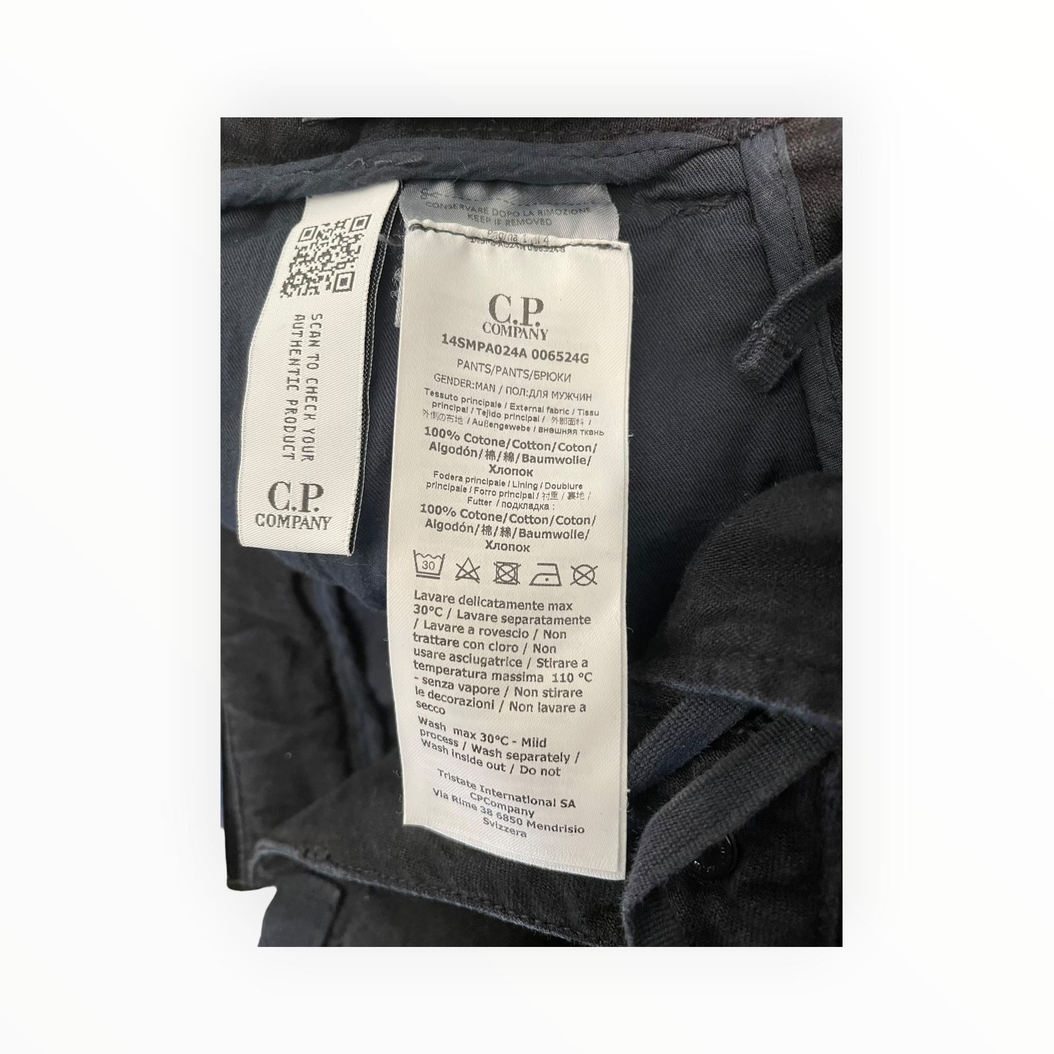 C.P.COMPANY/Cargo Pants/46/Cotton/BLK/ view 4