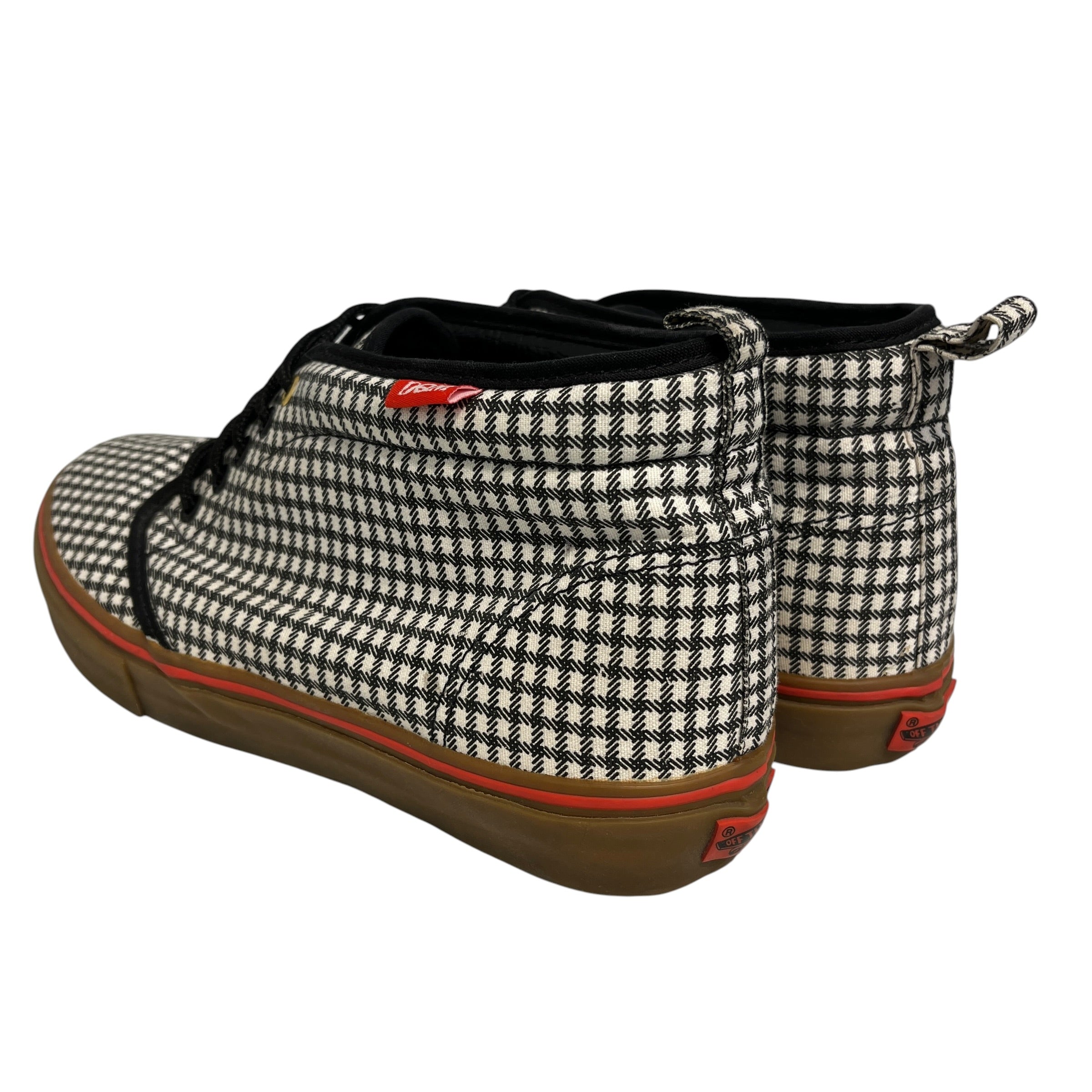 VANS/Low-Sneakers/US 11/Plaid/Cotton/WHT/DQM NY Collab view 2
