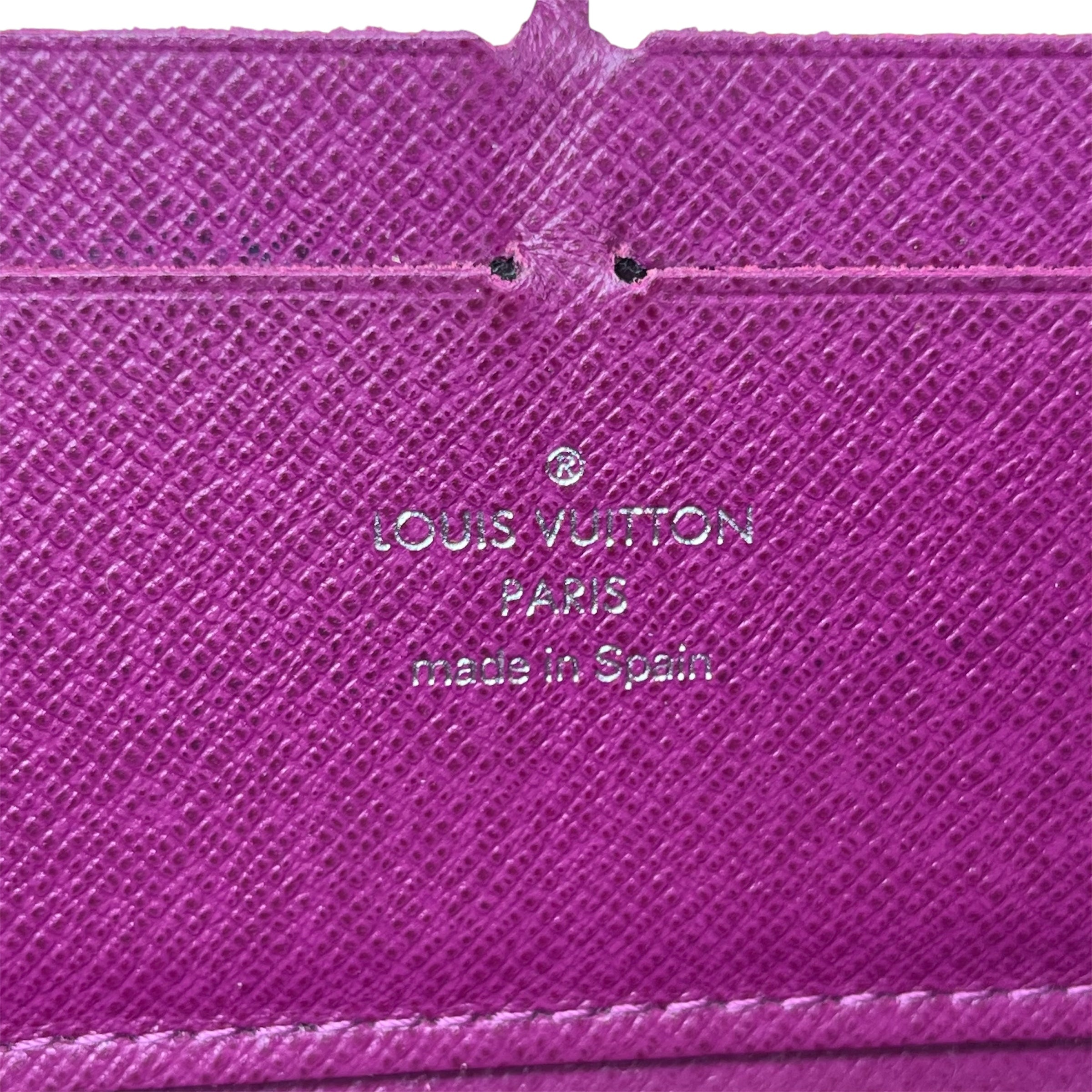 LOUIS VUITTON/Long Wallet/Leather/PPL/PURPLE EPI WALLET view 5