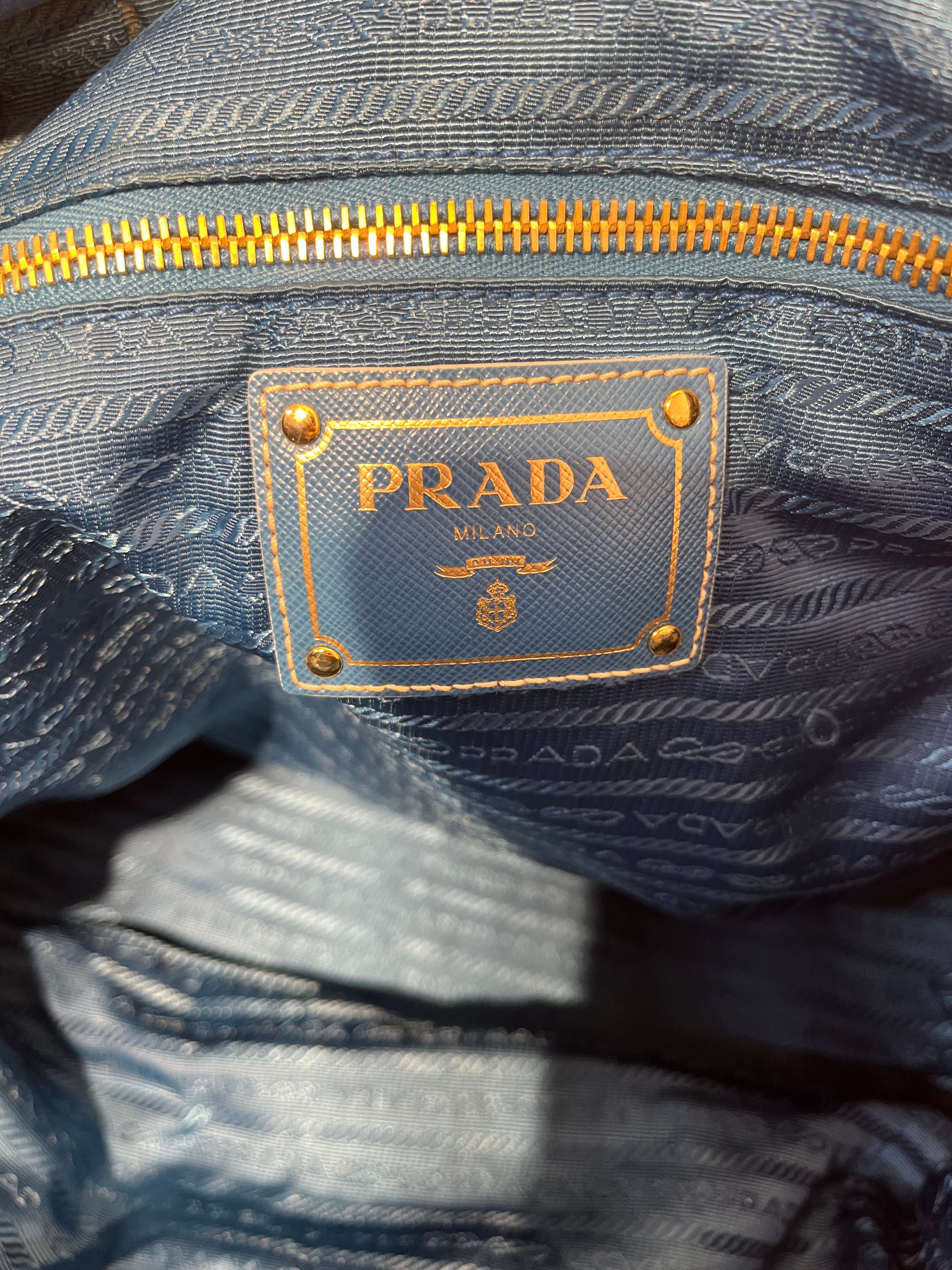 PRADA/Tote Bag/BLU/Nylon view 8