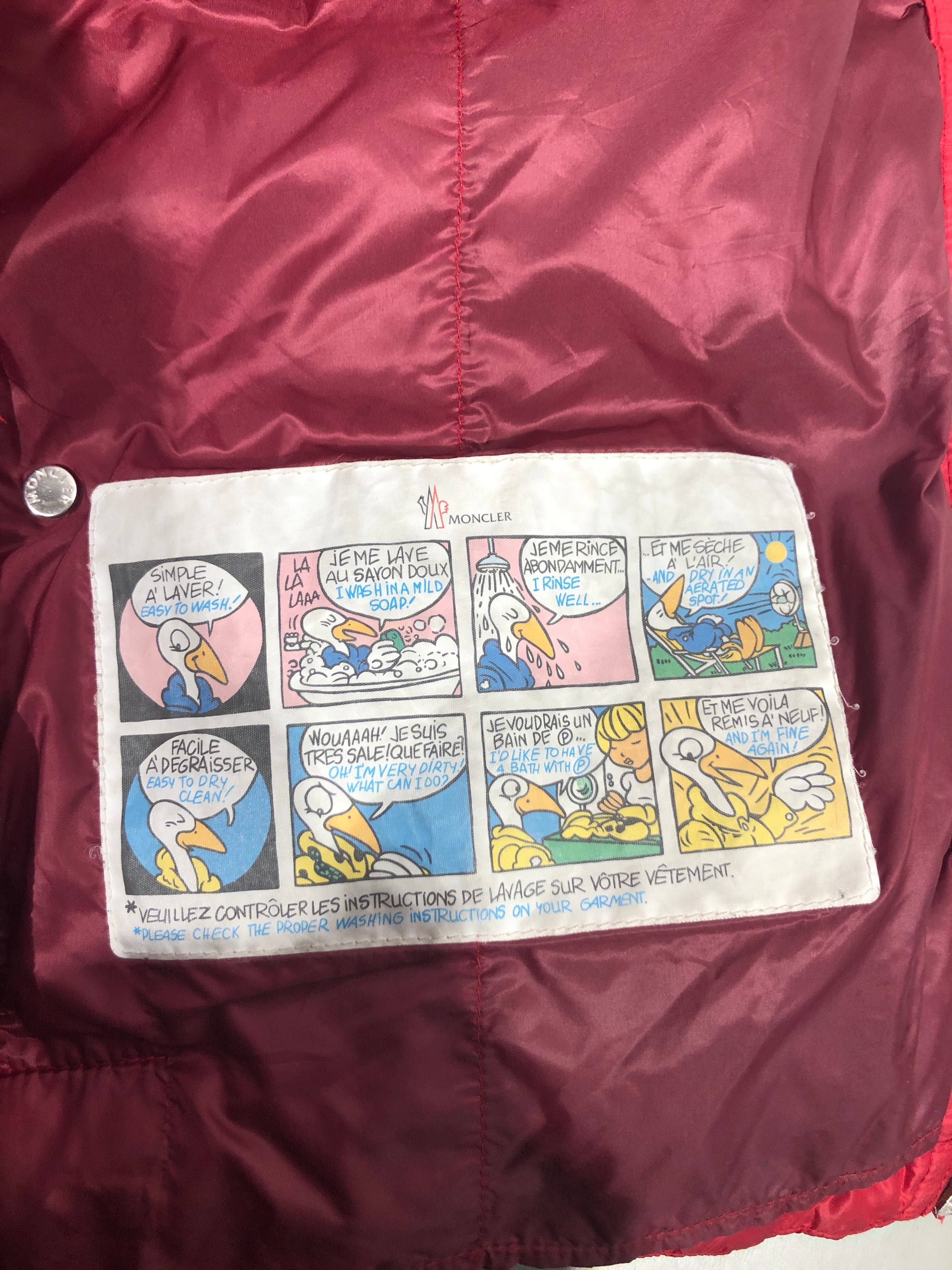 MONCLER/Puffer Vest/M/Polyester/RED/Hooded Puffer Vest view 6
