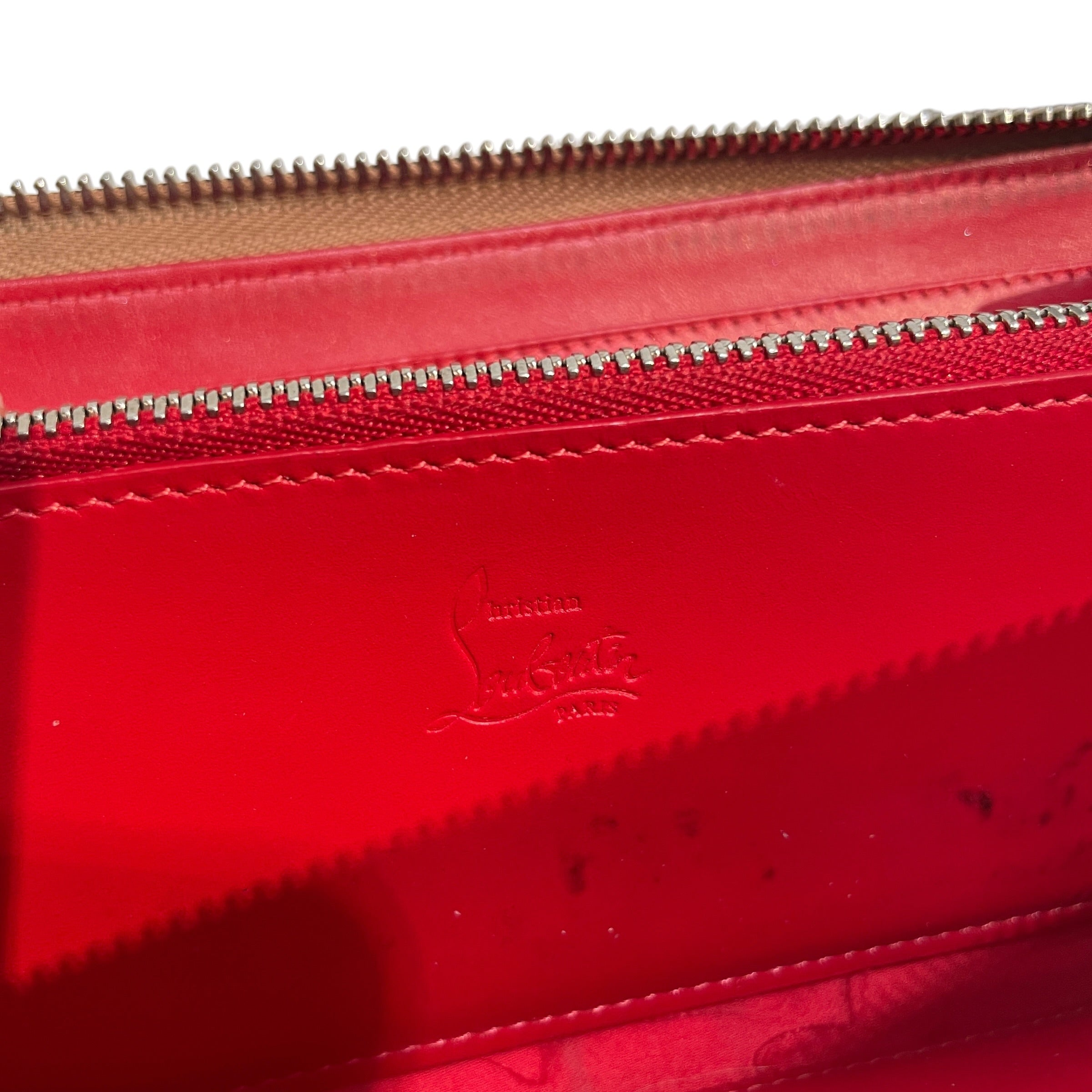 Christian Louboutin/Long Wallet/Graphic/Leather/PNK/Panttone Studded Wallet view 6