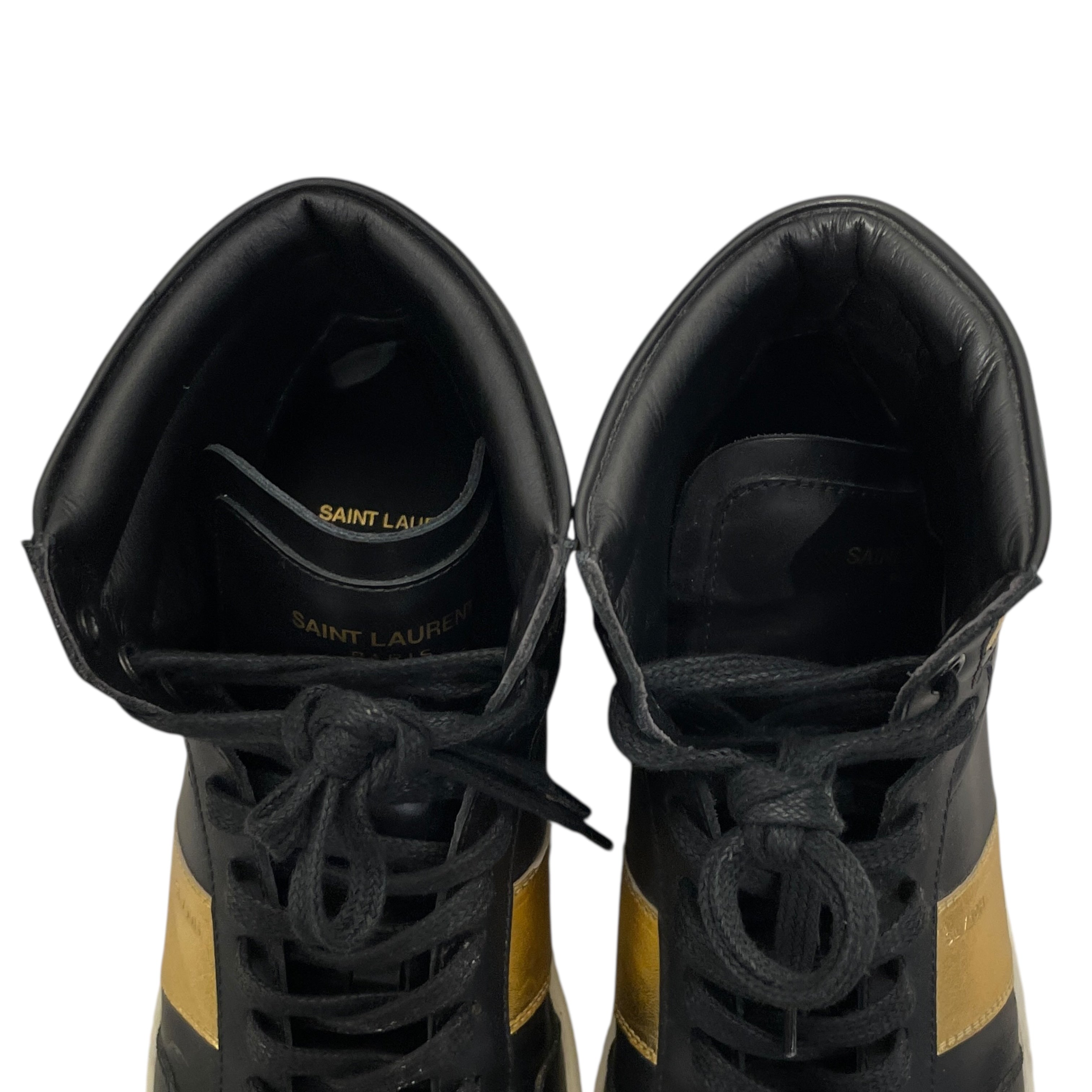 SAINT LAURENT/Hi-Sneakers/EU 43.5/Leather/BLK/418026 view 6