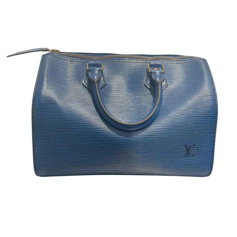 LOUIS VUITTON/Hand Bag/OS/BLU/Blue Epi