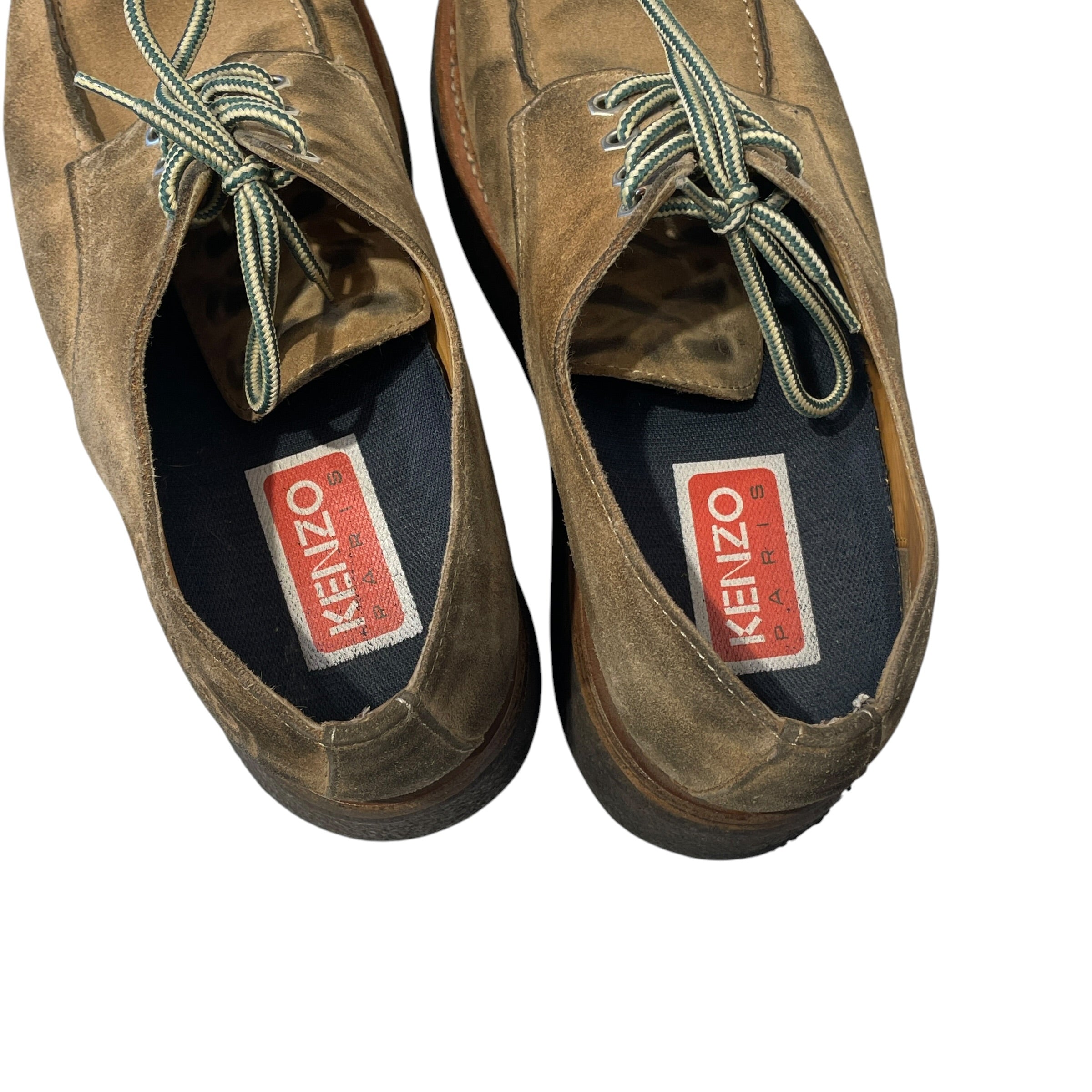 KENZO/Loafers/US 8/Suede/CML/Derby Shoes view 3