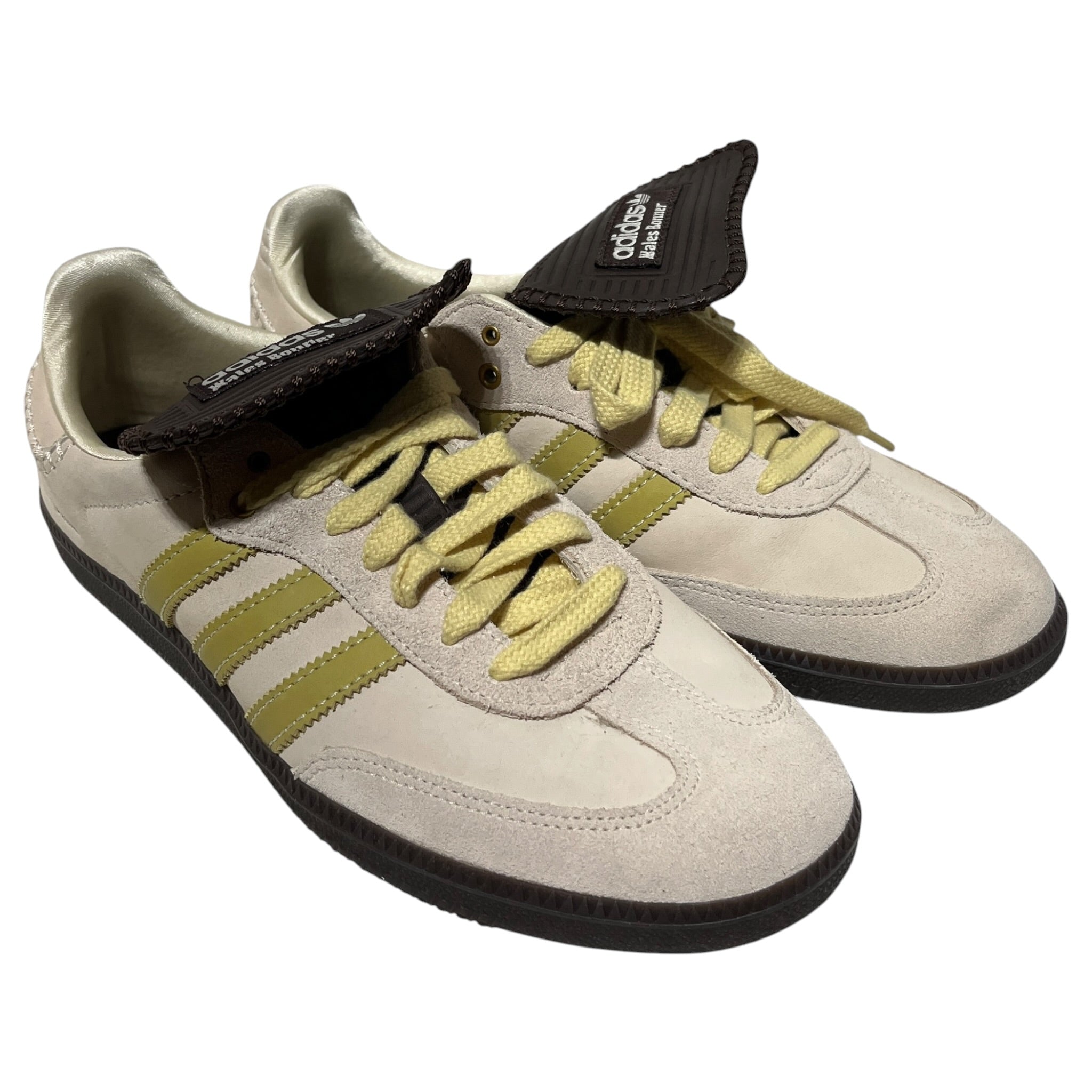 adidas/Low-Sneakers/US 9.5/Leather/WHT/WALES BONNER SAMBA view 1