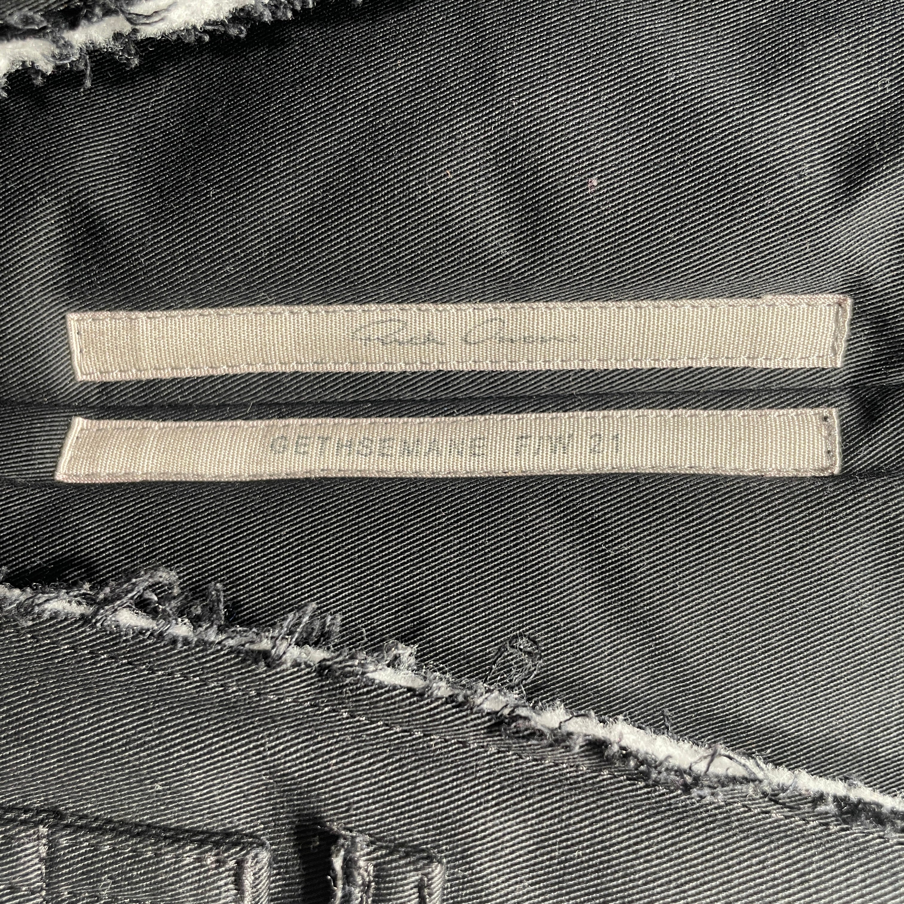 Rick Owens/Puffer Jkt/L/Cotton/BLK/ view 3