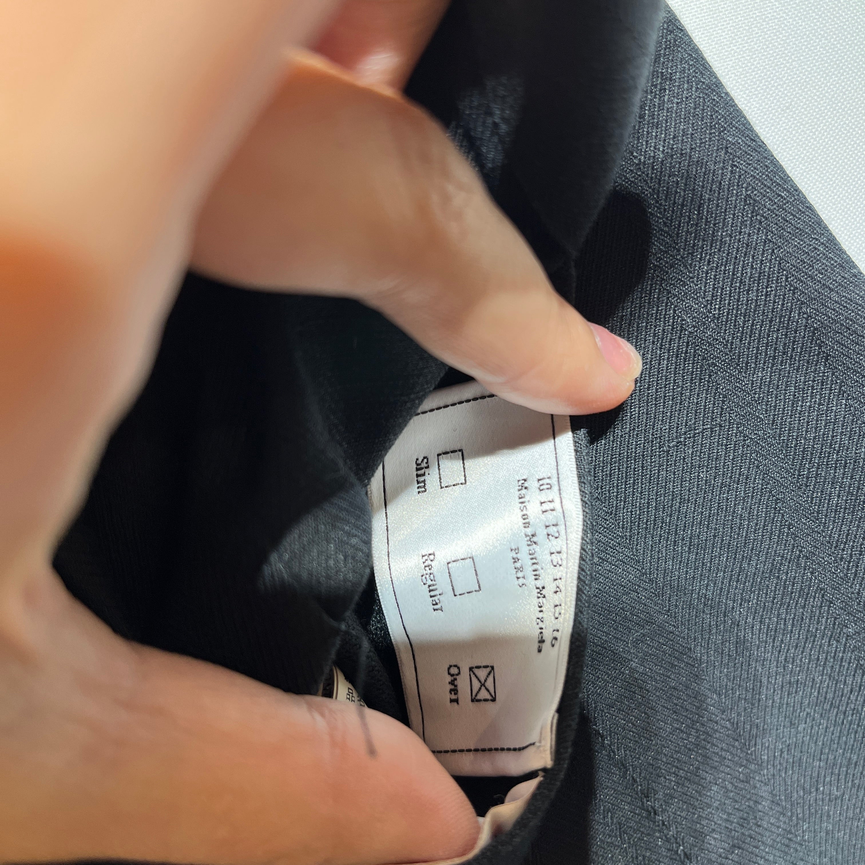 Maison Margiela/Tailored Jkt/44/Wool/BLK/SINGLE BUTTON view 4