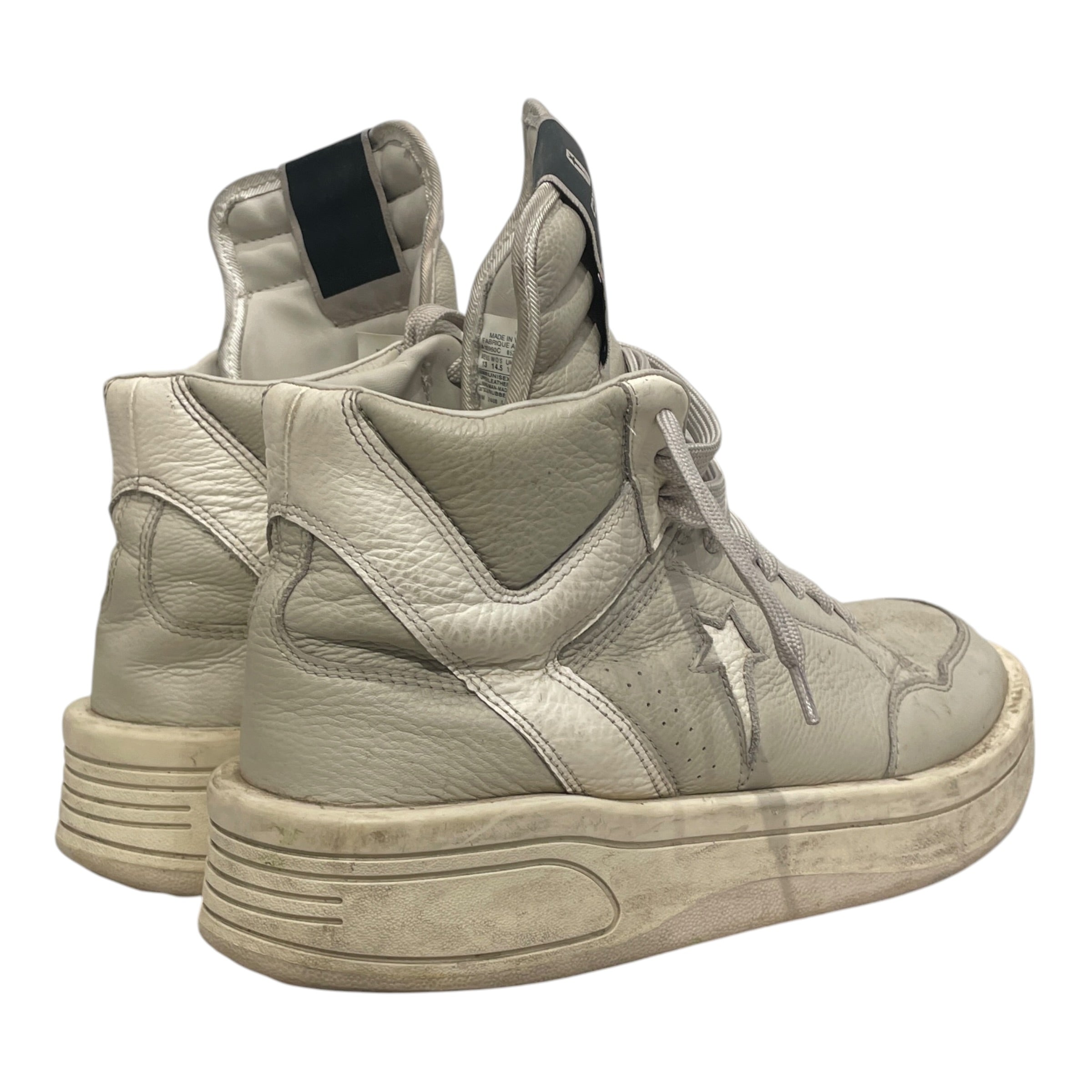 RICK OWENS DRKSHDW/CONVERSE/Hi-Sneakers/US 13/Leather/GRY/A10960C view 2