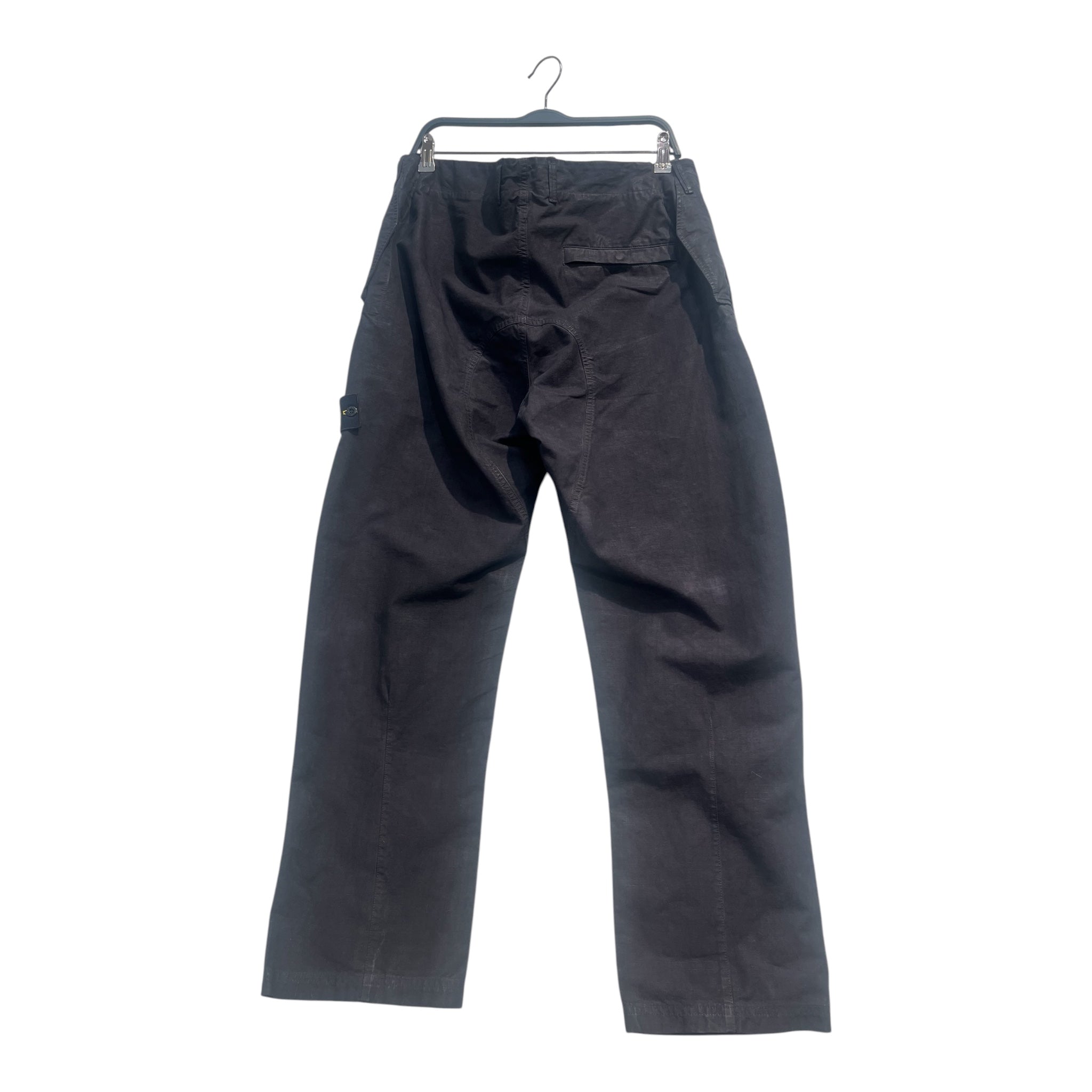 STONE ISLAND/Straight Pants/34/Cotton/NVY/ view 2