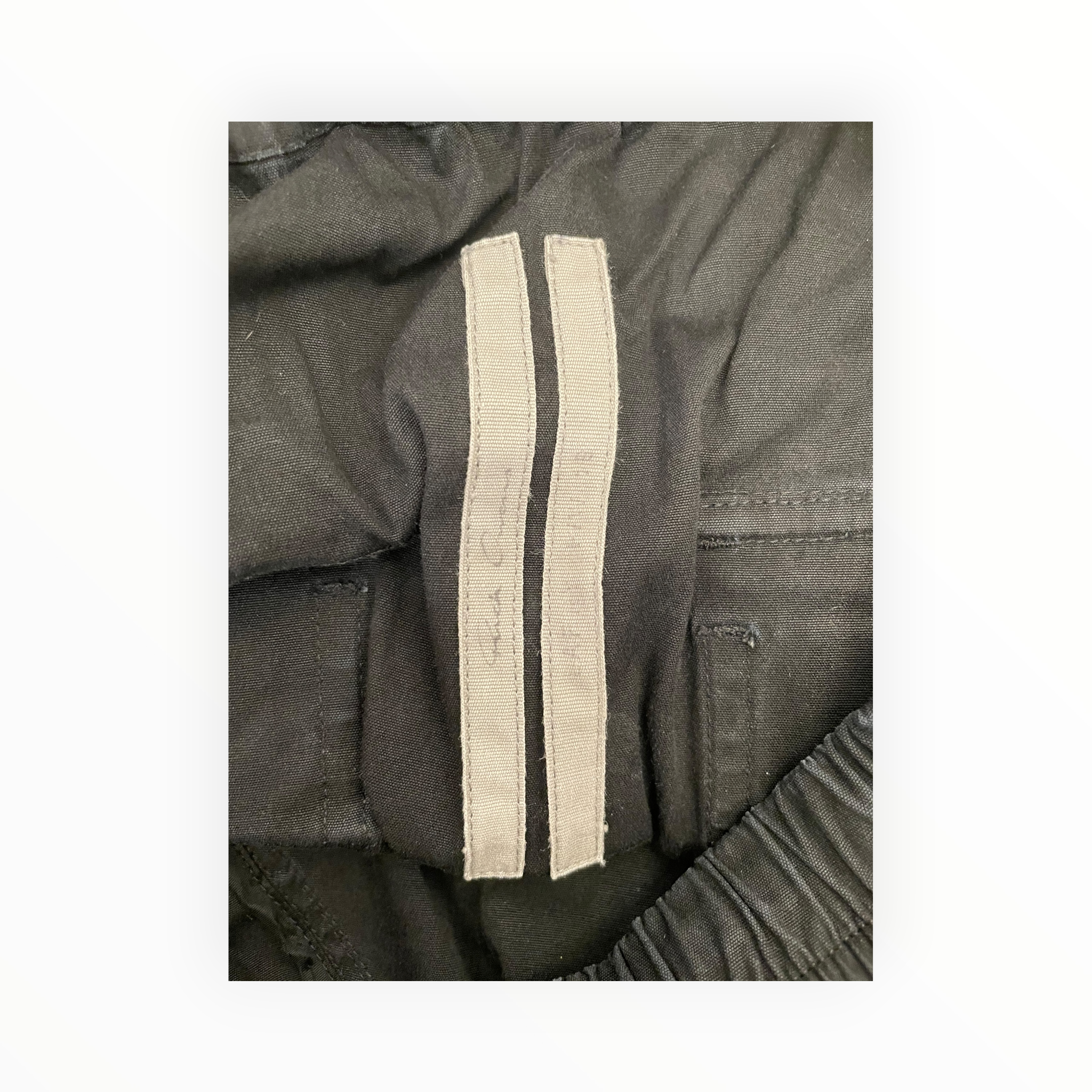 Rick Owens/Skinny Pants/36/Cotton/BLK/drop crotch pants view 3