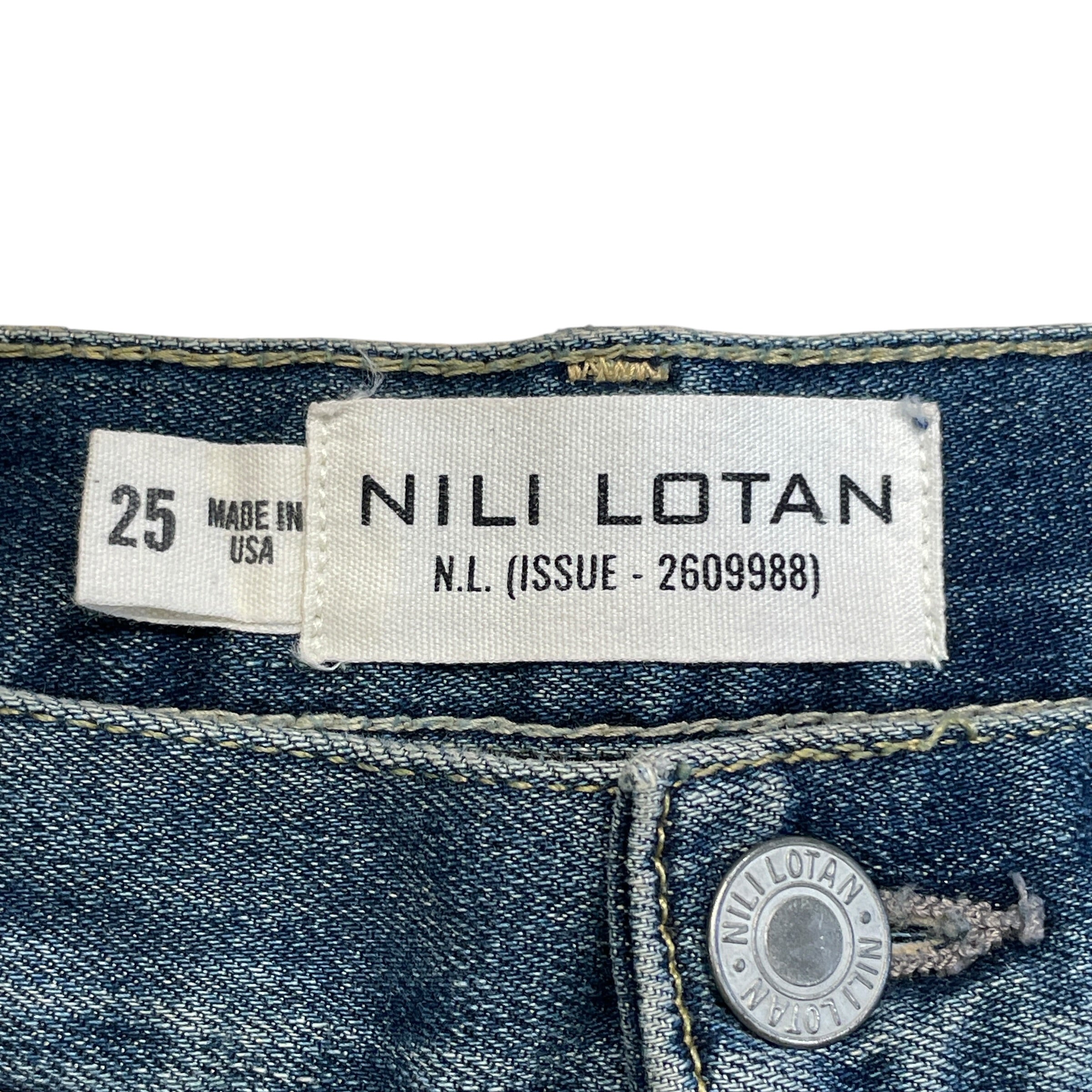 NILI LOTAN/Straight Pants/25/Denim/BLU/Emerson Jean view 3