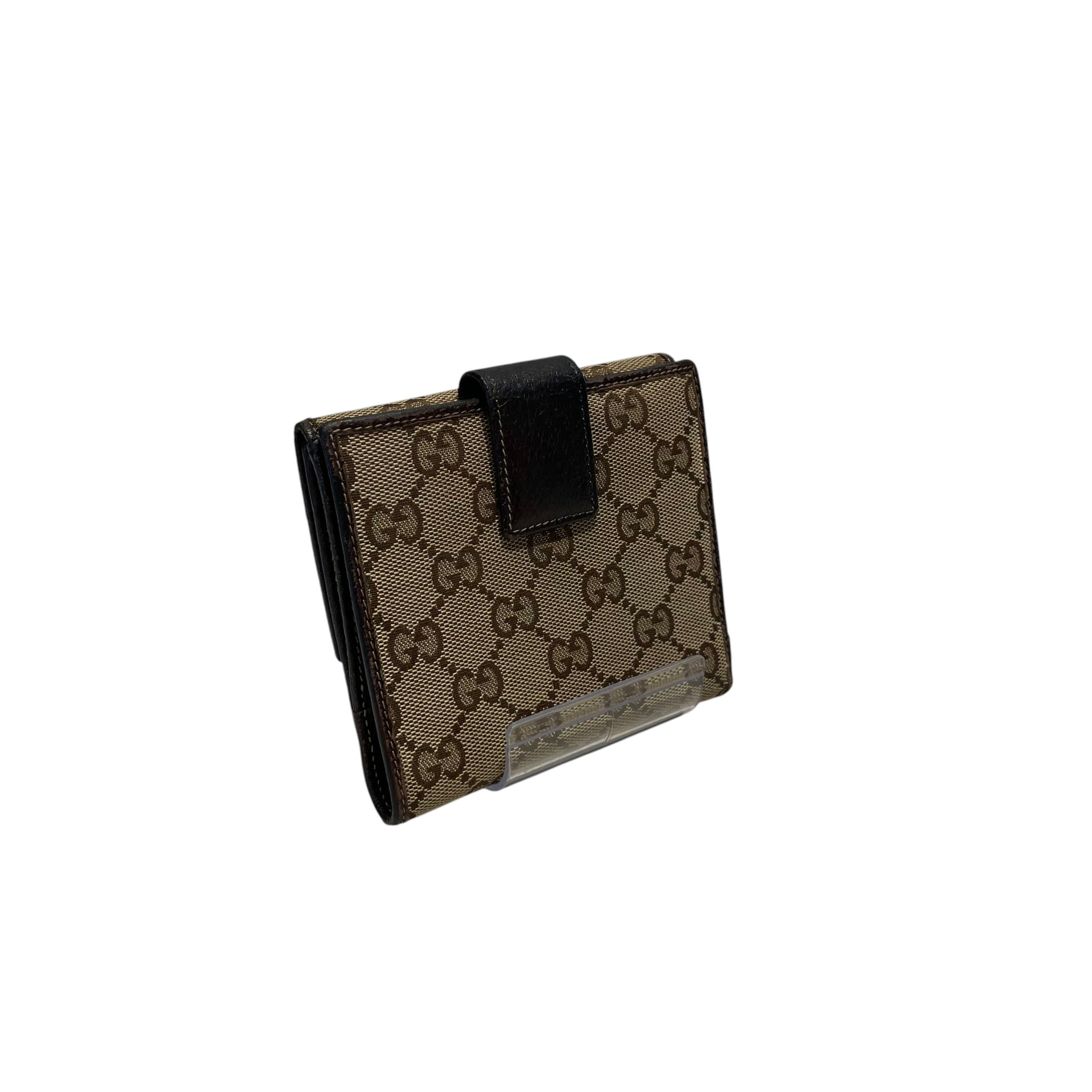 GUCCI/Bifold Wallet/BRW/L's/GG Canvas view 2