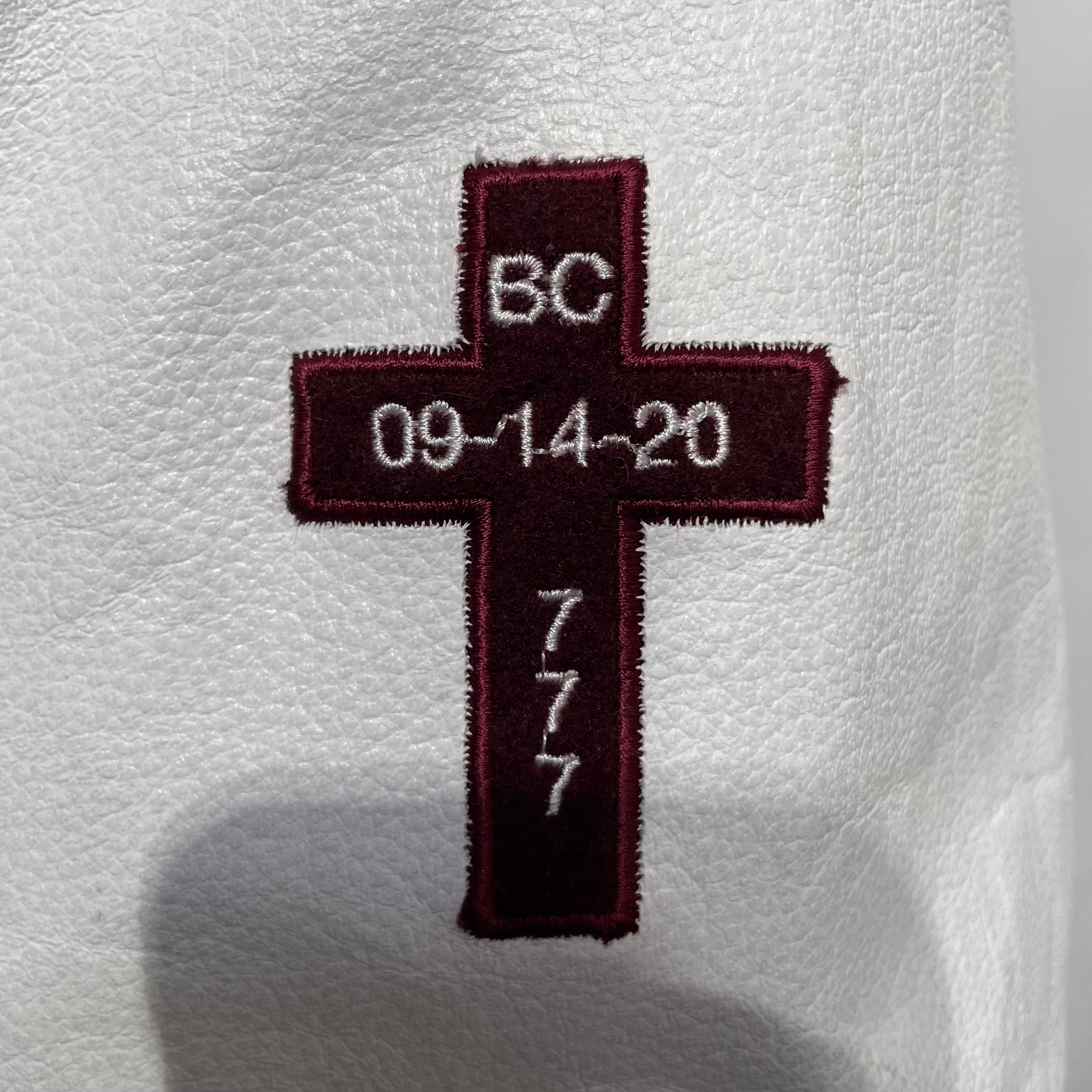 basketcase gallery/Jacket/L/BRD/holly cross varsity jacket view 4