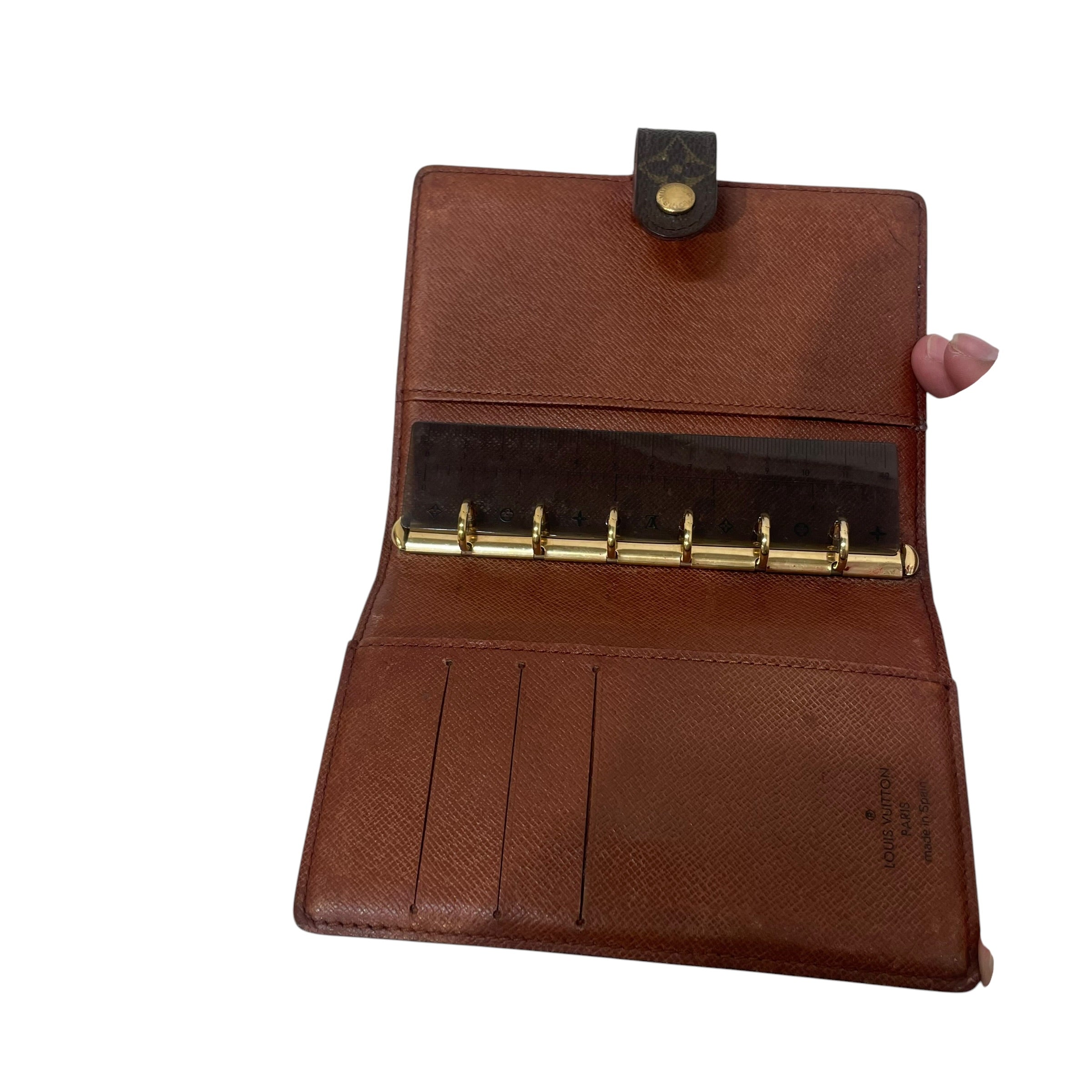 LOUIS VUITTON/Bag/Monogram/Leather/BRW/AGENDA COVER view 4