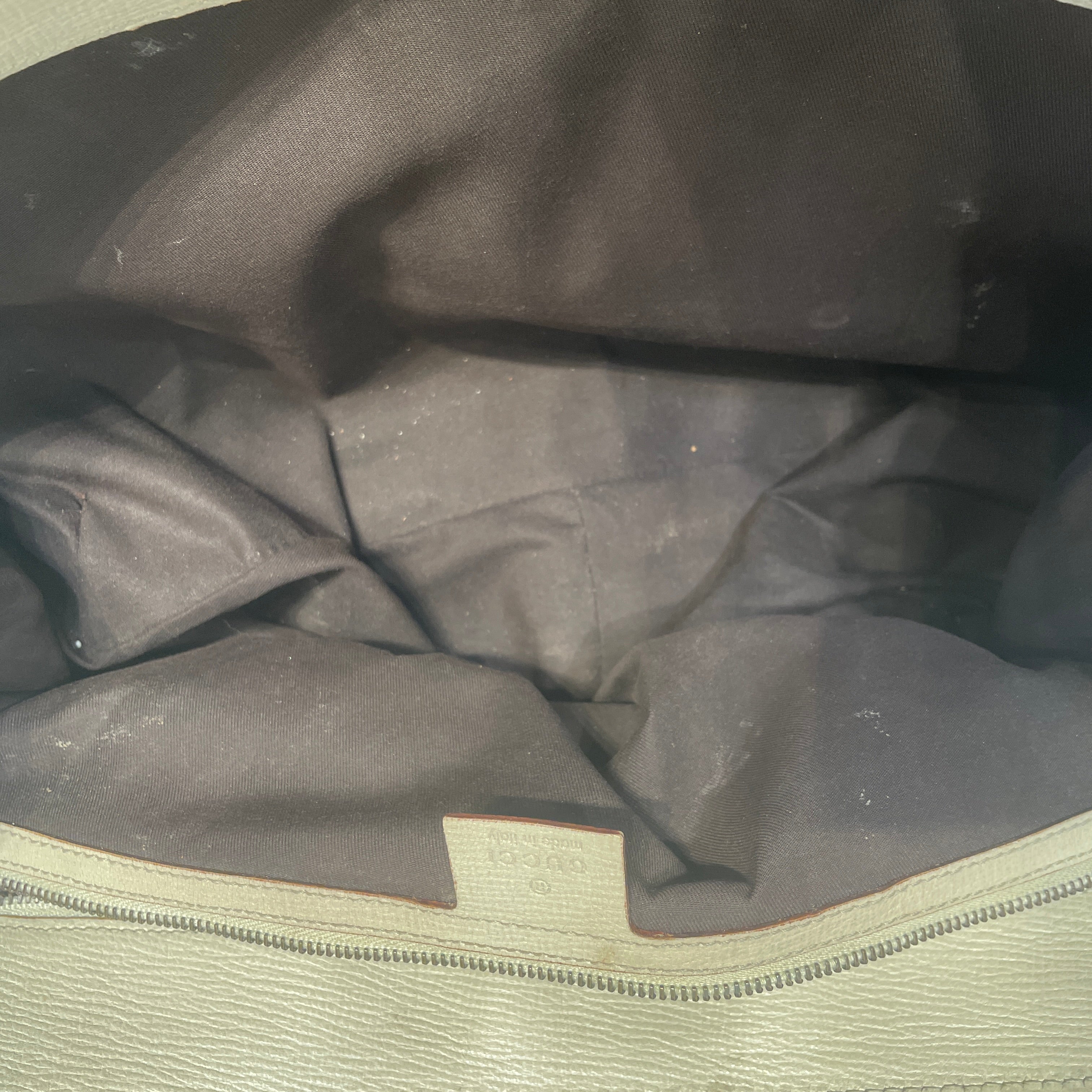GUCCI/Hand Bag/Leather/CRM/VINTAGE HORSEBIT view 5