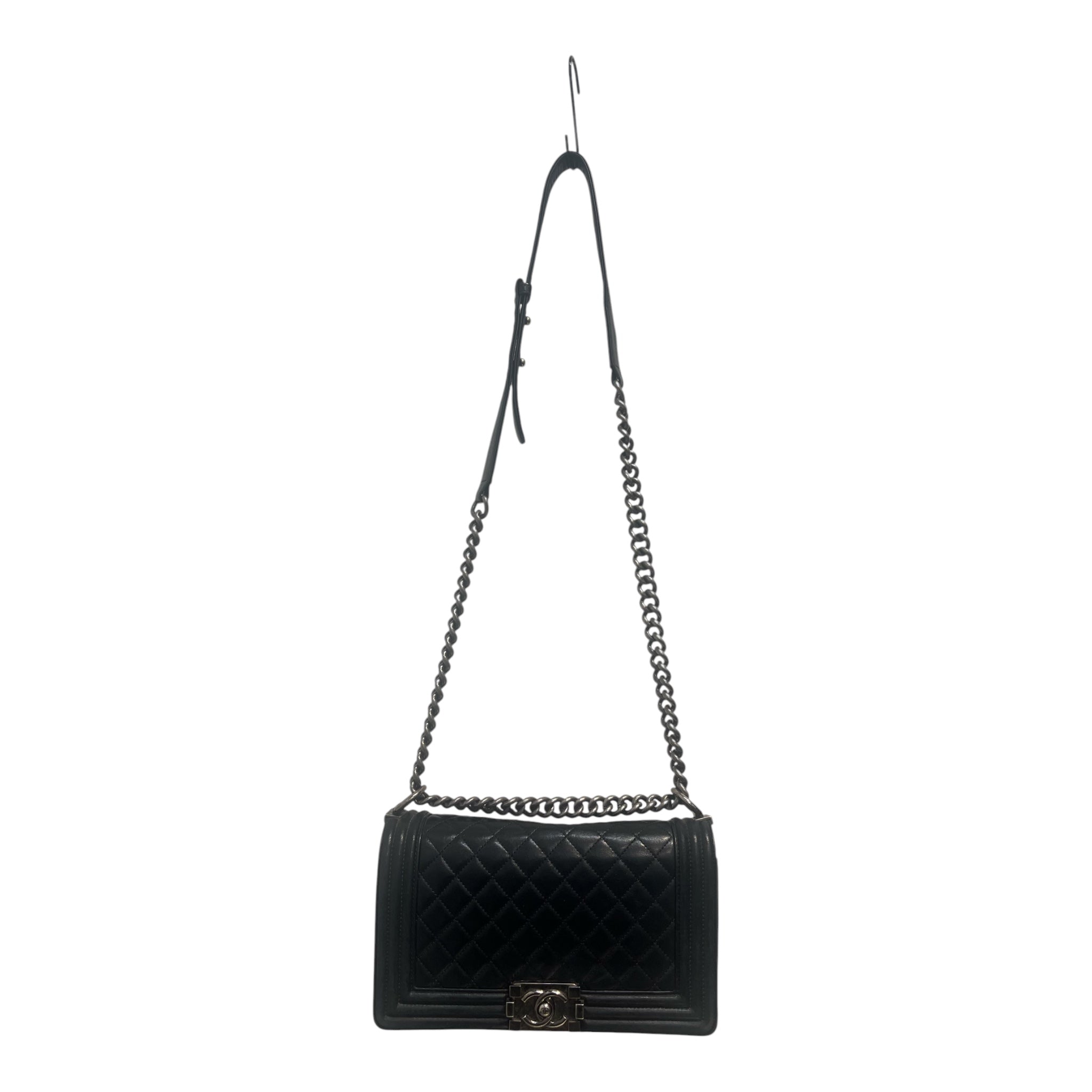 CHANEL/Bag/Leather/BLK/gsrjh view 1