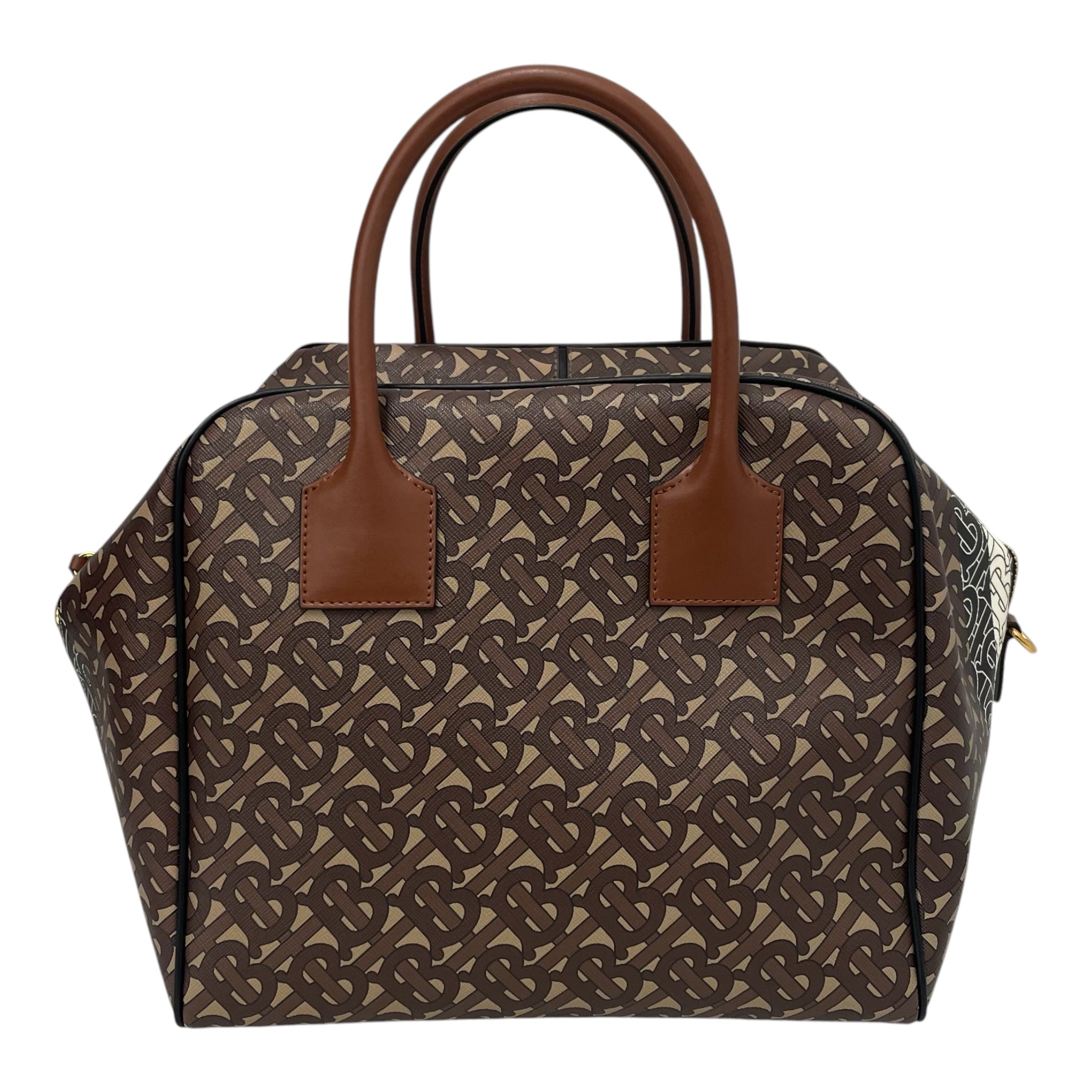 BURBERRY LONDON/Hand Bag/Monogram/Leather/BRW/ view 2