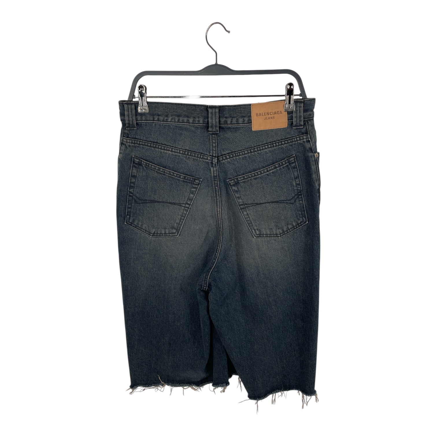 BALENCIAGA/Skirt/38/Denim/IDG/2021 DARK DUST MIDI PENCIL SKR view 2