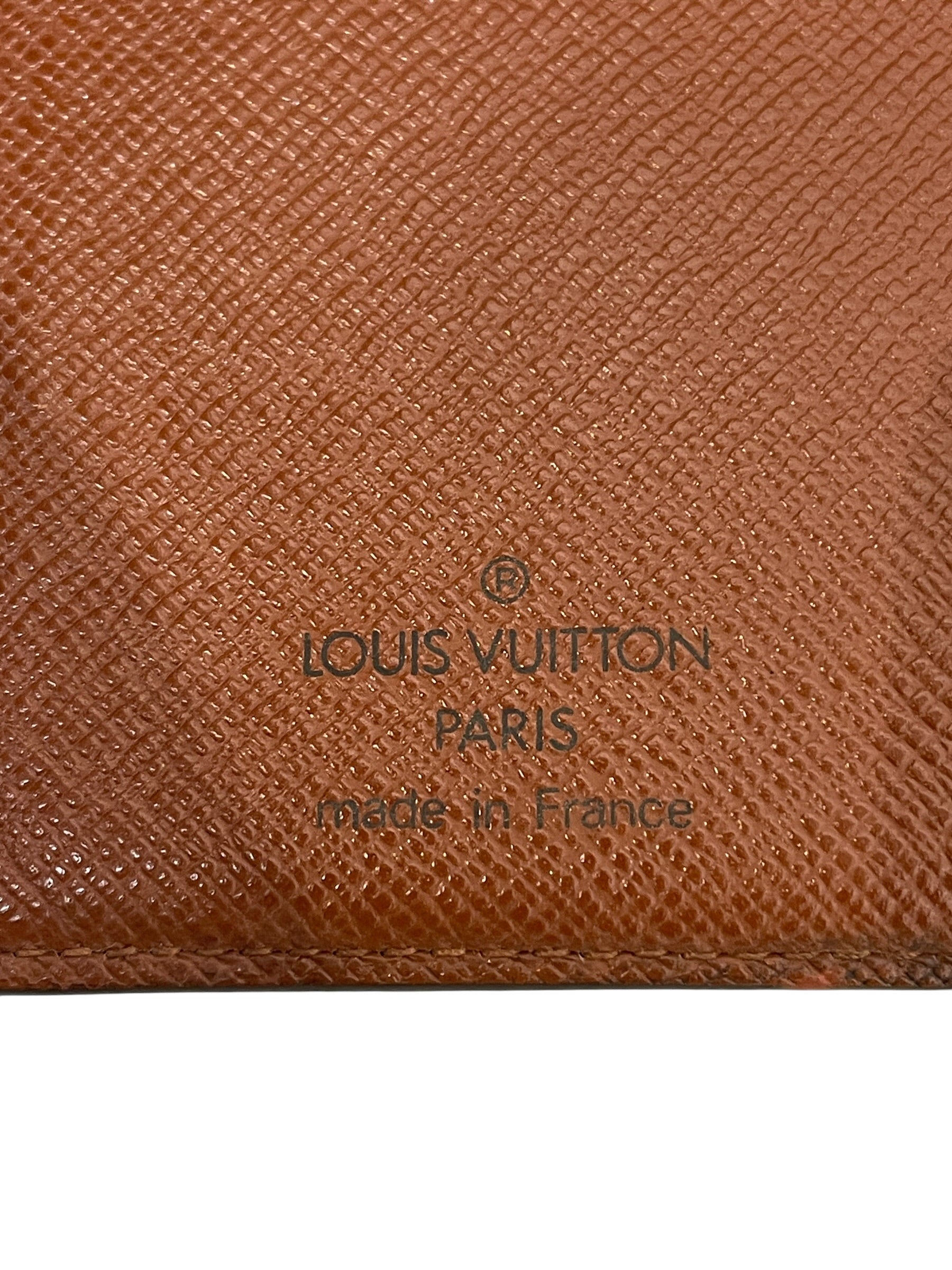 LOUIS VUITTON/Wallet/Monogram/Leather/BRW/L's/Vintage French Purse view 5