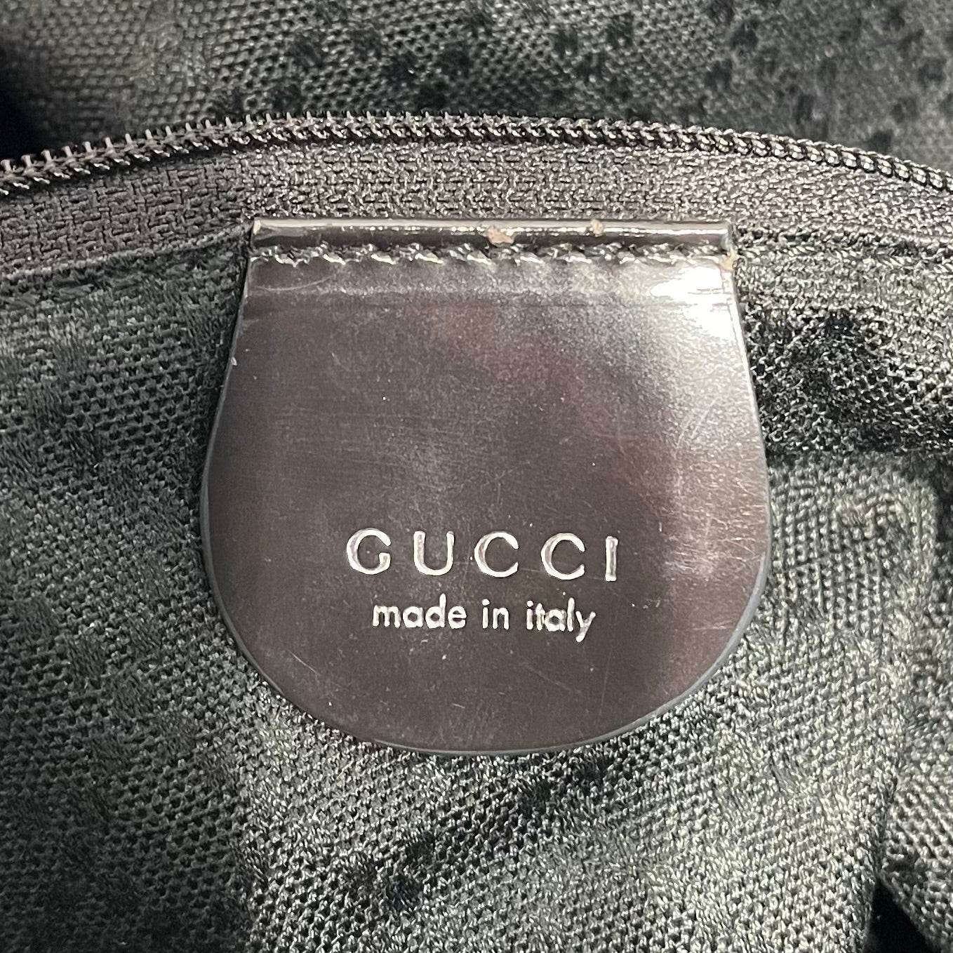 GUCCI/Cross Body Bag/M/Acrylic/GRY/bamboo,backpck,crssbody view 5