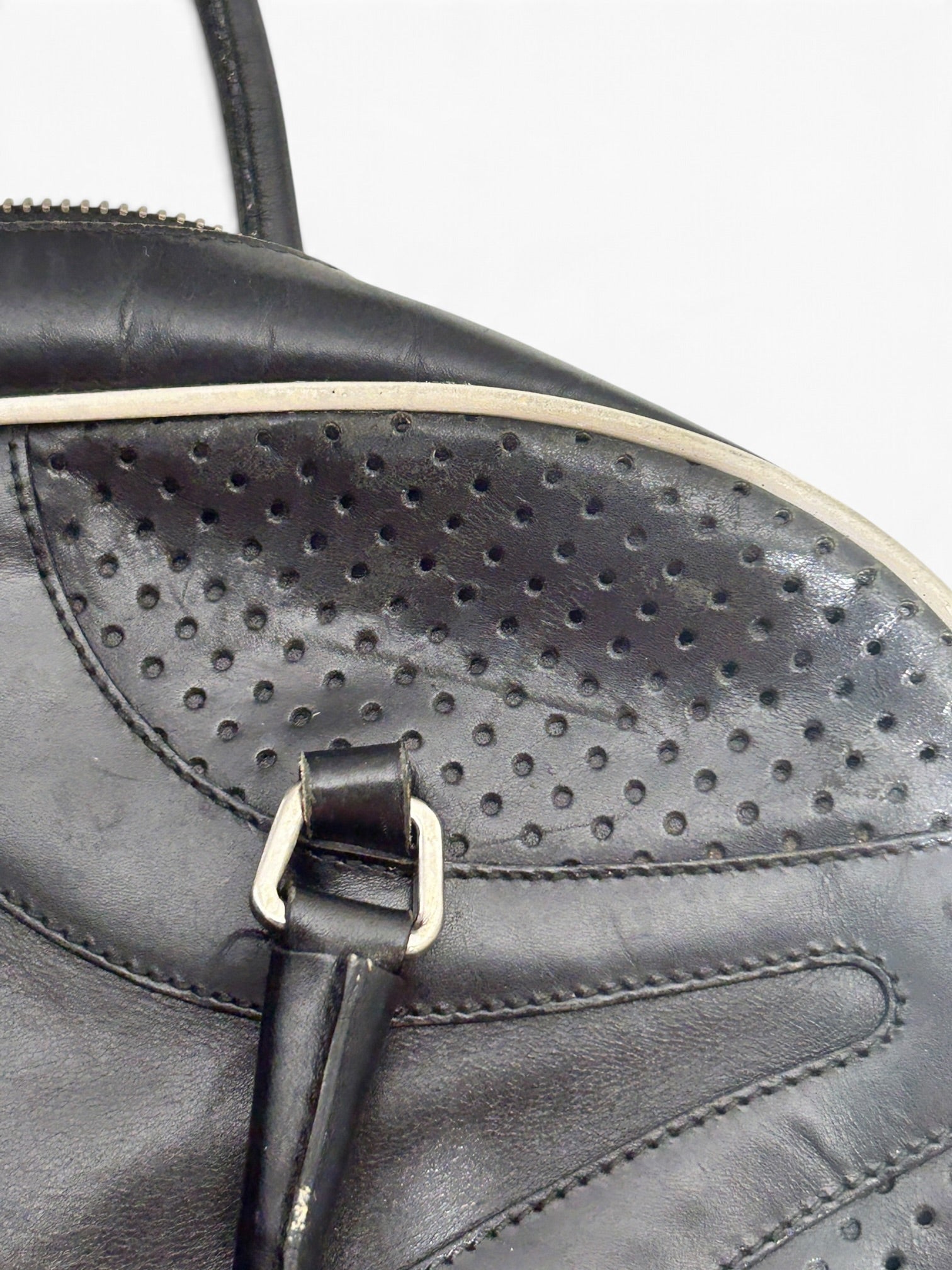 PRADA/Bag/Leather/BLK/ENAMELED TRIANGLE BAG view 8