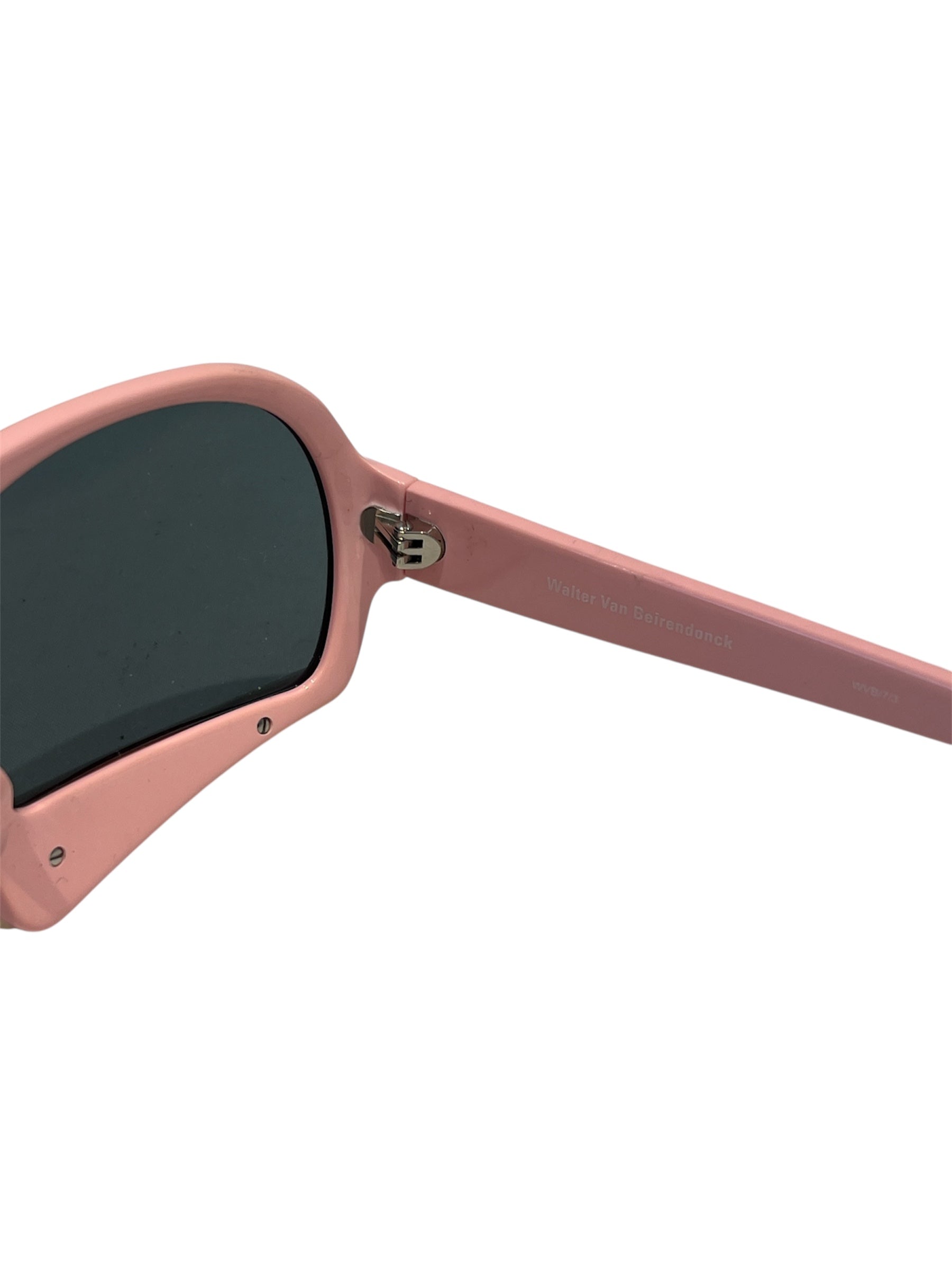 LINDA FARROW/Walter Van Beirendonck/Sunglasses/Celluloid/PNK/BONE FRAME SUNGLASSES view 3