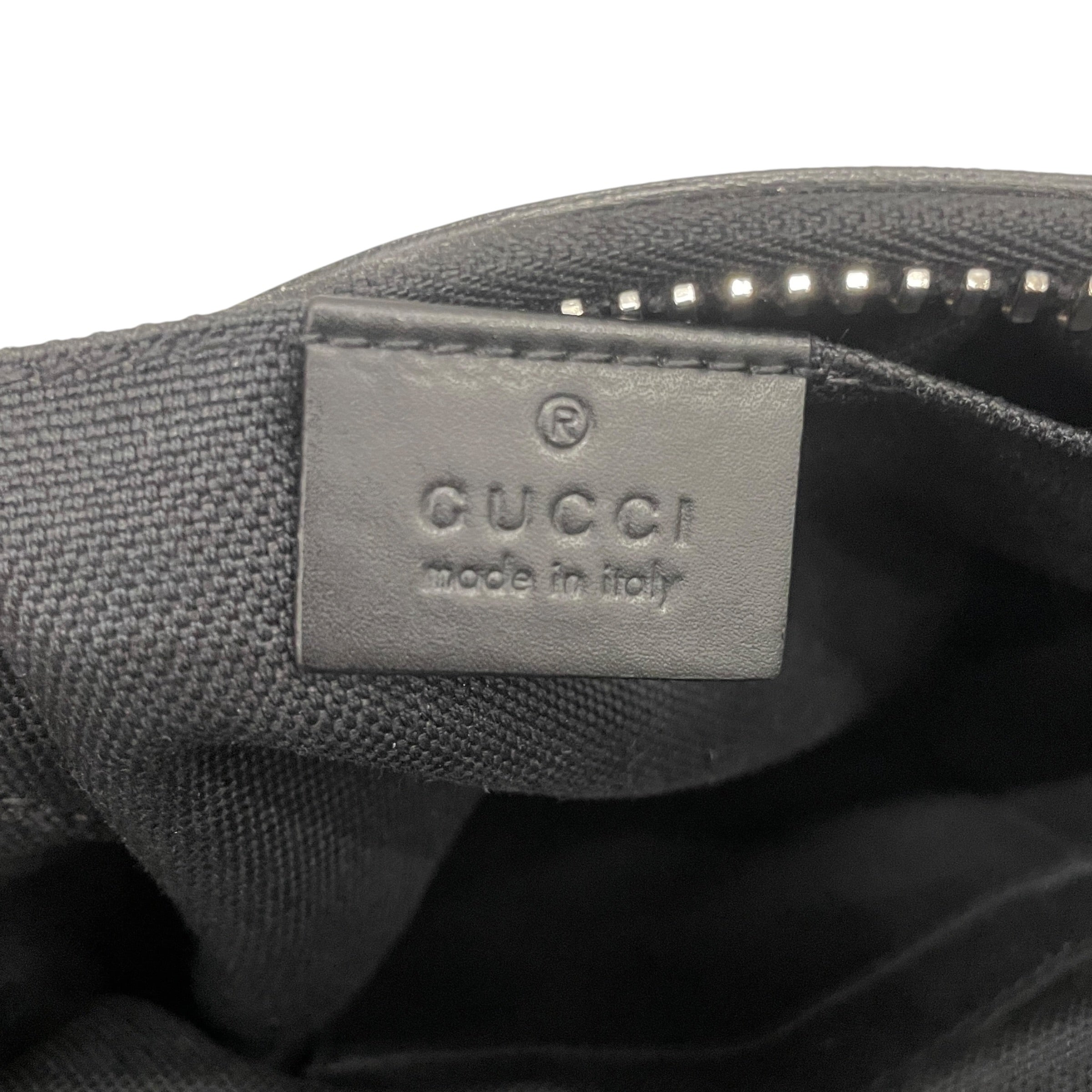 GUCCI/Cross Body Bag/Monogram/Leather/BLK/GG SUPREME MESSENGER view 5