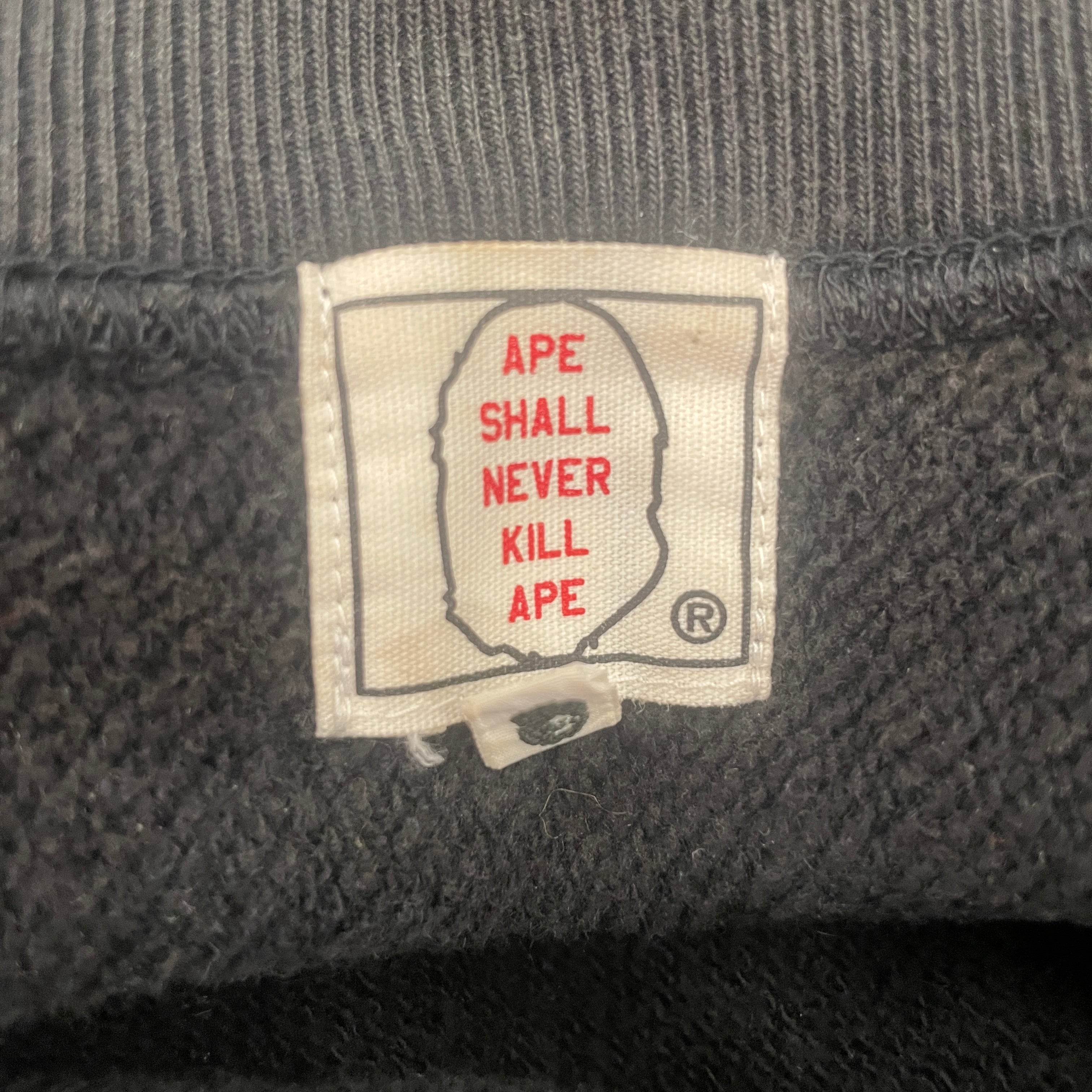 A BATHING APE/Sweatshirt/L/Cotton/BLK/ view 3