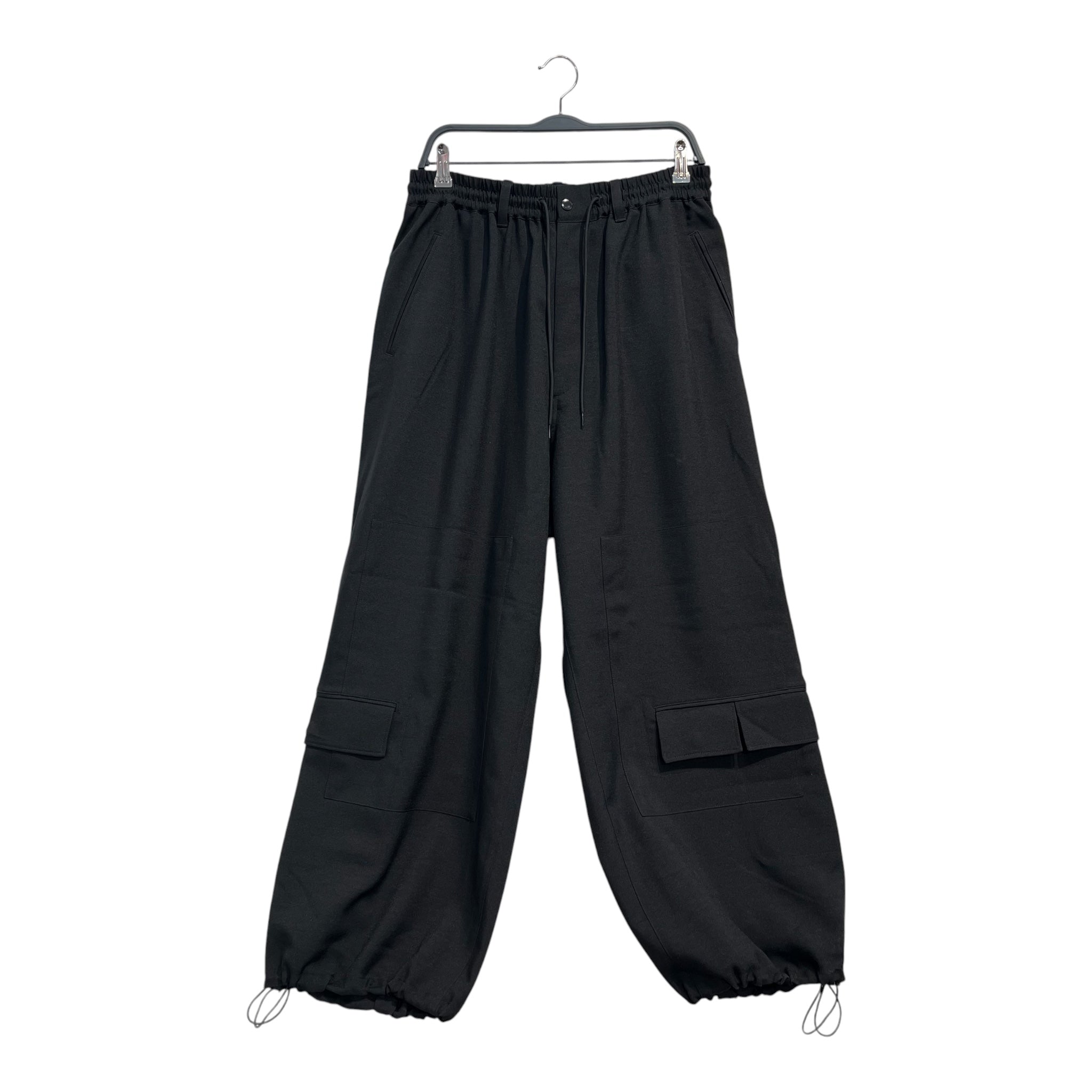 adidas/Y-3/Pants/M/Polyester/BLK/DRAWSTRING WAIST/ANKLES view 1