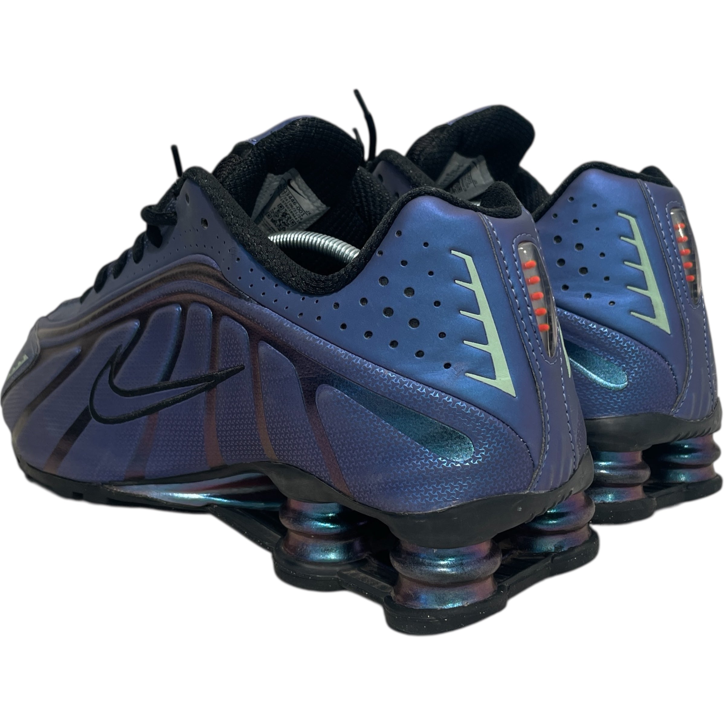 NIKE/Low-Sneakers/US 9/Iridescent/Leather/BLU/Nike Shox R4 Iridescent HQ3446 view 2