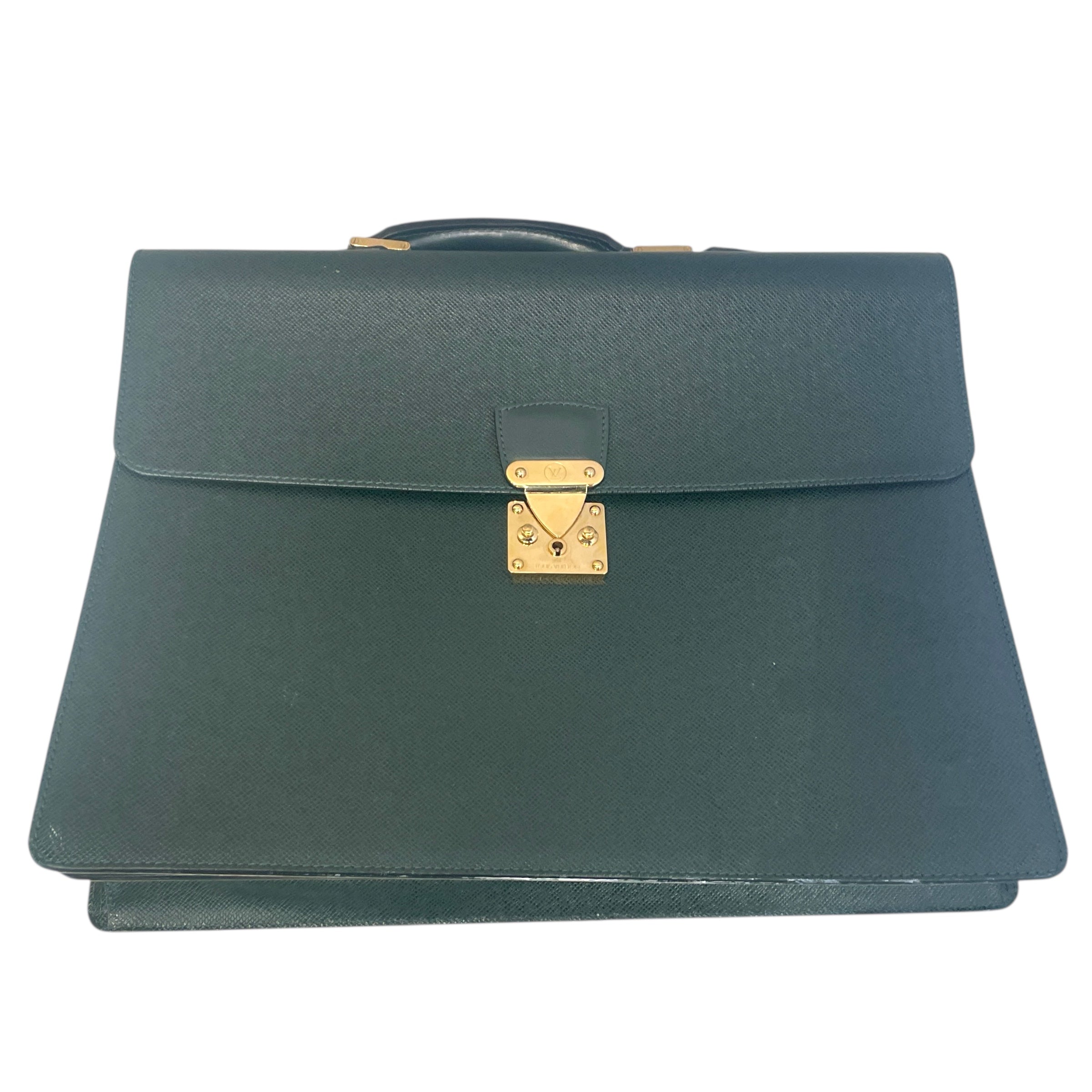 LOUIS VUITTON/Briefcase/Animal Pattern/Leather/GRN/Taiga 2010 view 3
