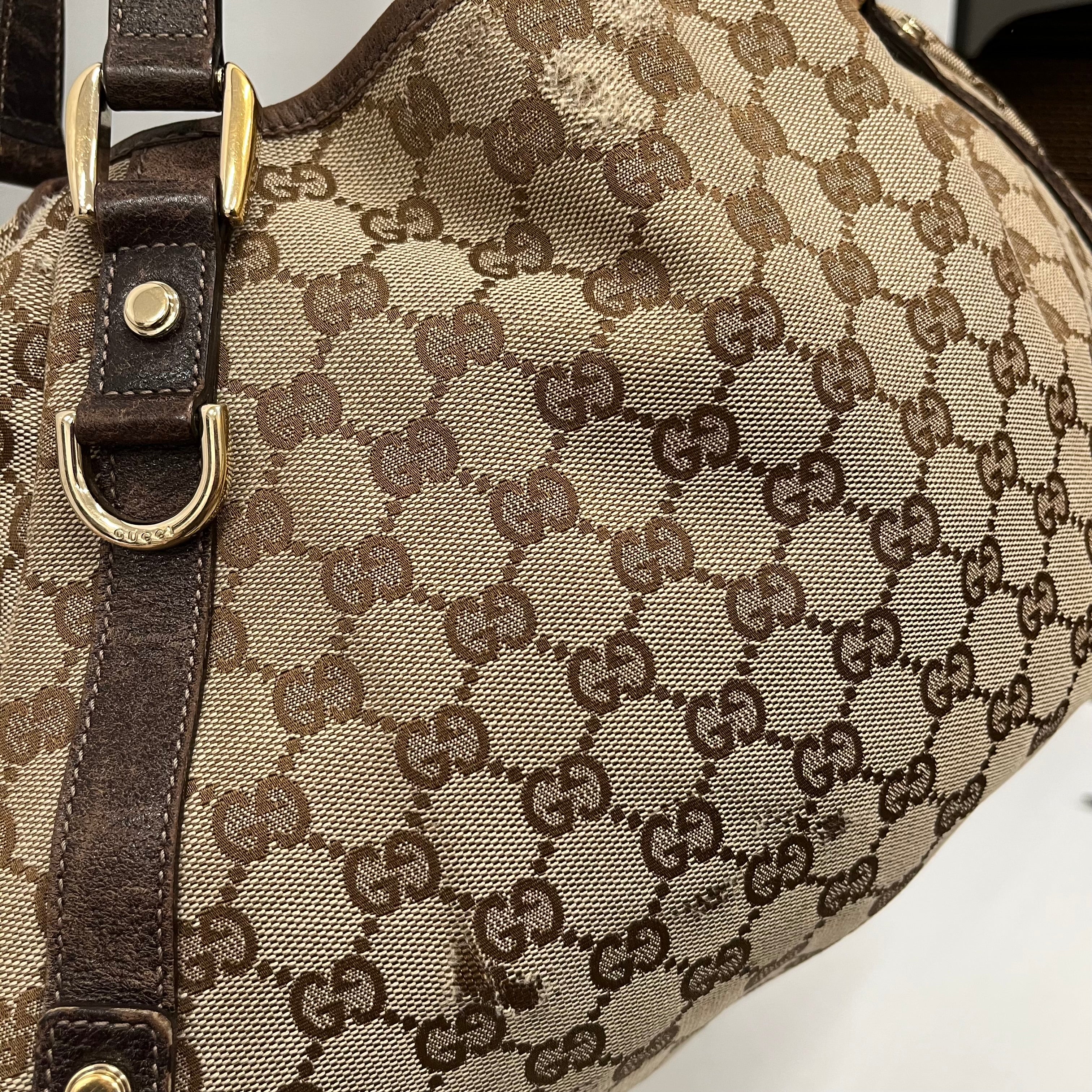 GUCCI/Hand Bag/Monogram/Cotton/BEG/ABBEY view 6