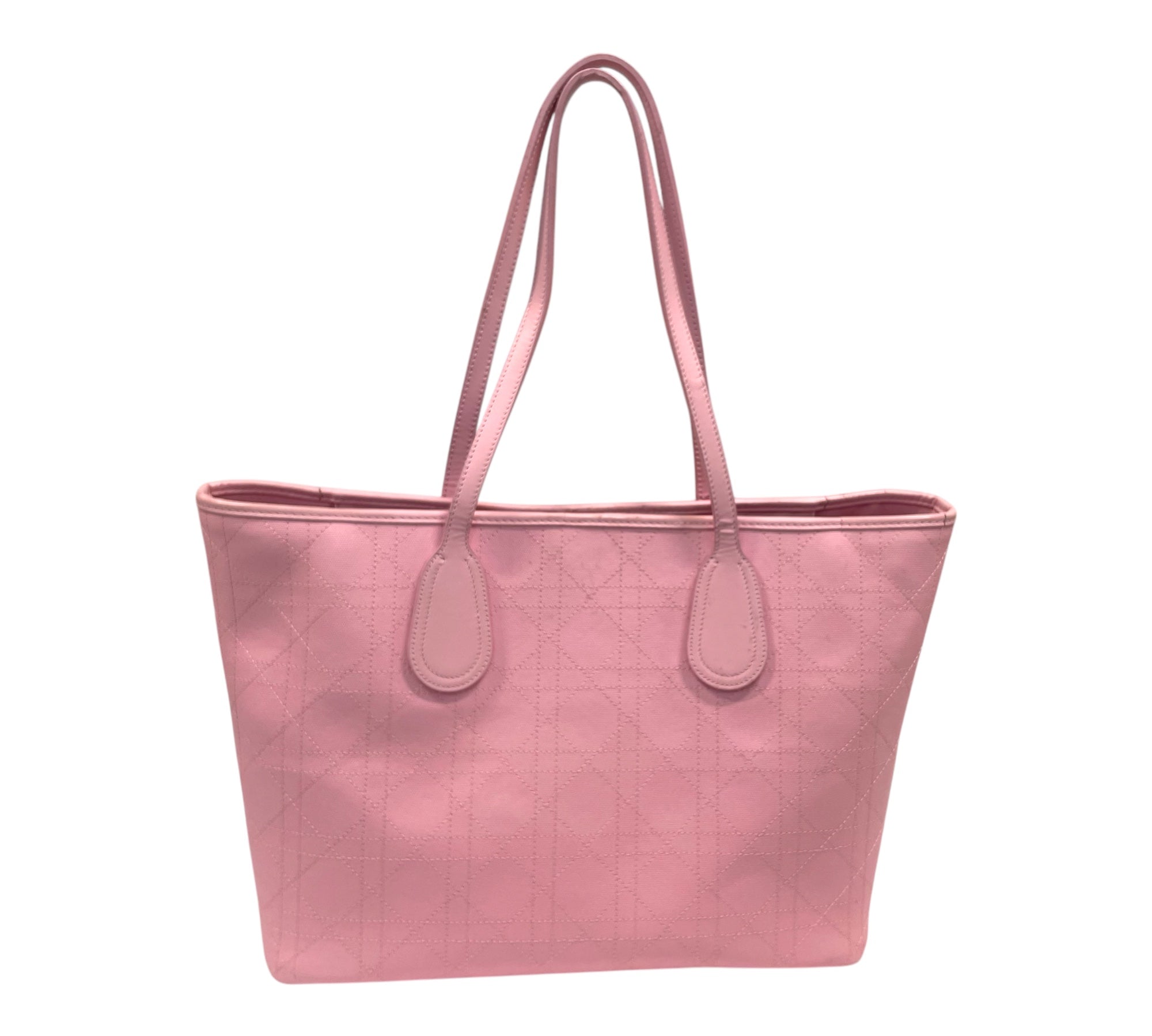 Christian Dior/Hand Bag/FREE/Leather/PNK/CANNAGE PANAREA TOTE view 1