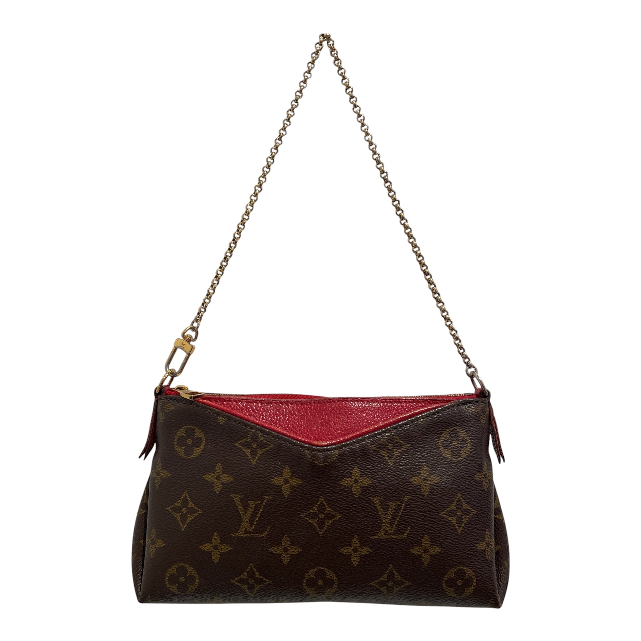 LOUIS VUITTON/Clutch Bag/Monogram/Leather/BRW/MONOGRAM PALLAS view 1