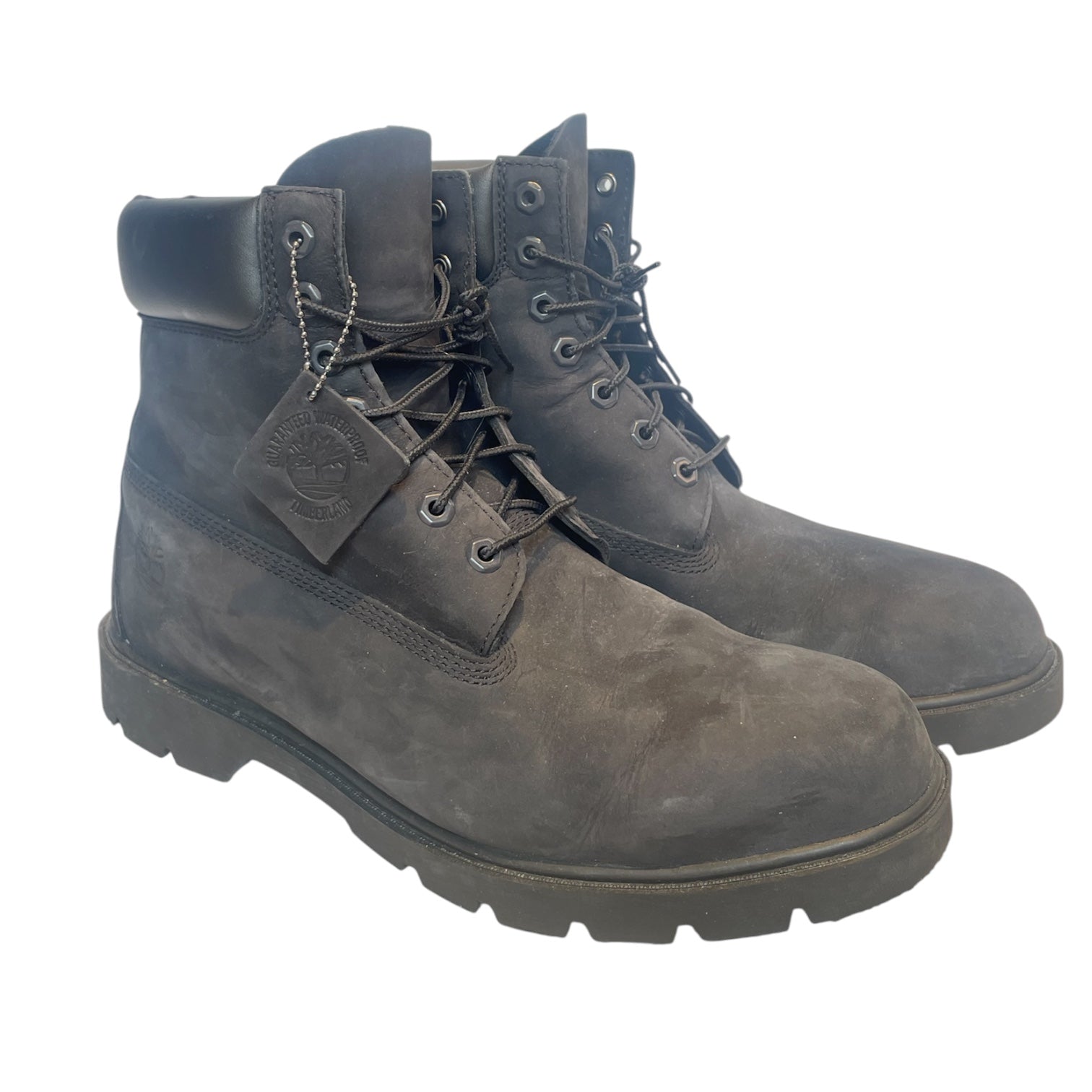 Timberland/Boots/US 12/Suede/BLK/all blk view 1