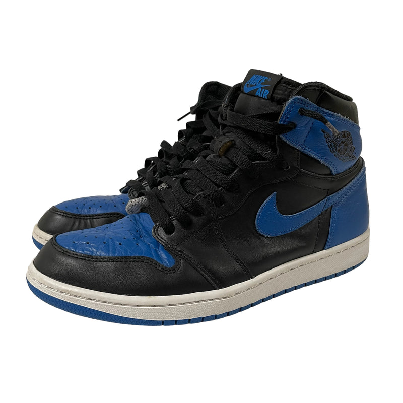 ALR JORDAN/Hi-Sneakers/US 10/Leather/BLU/BLACK AND BLUE