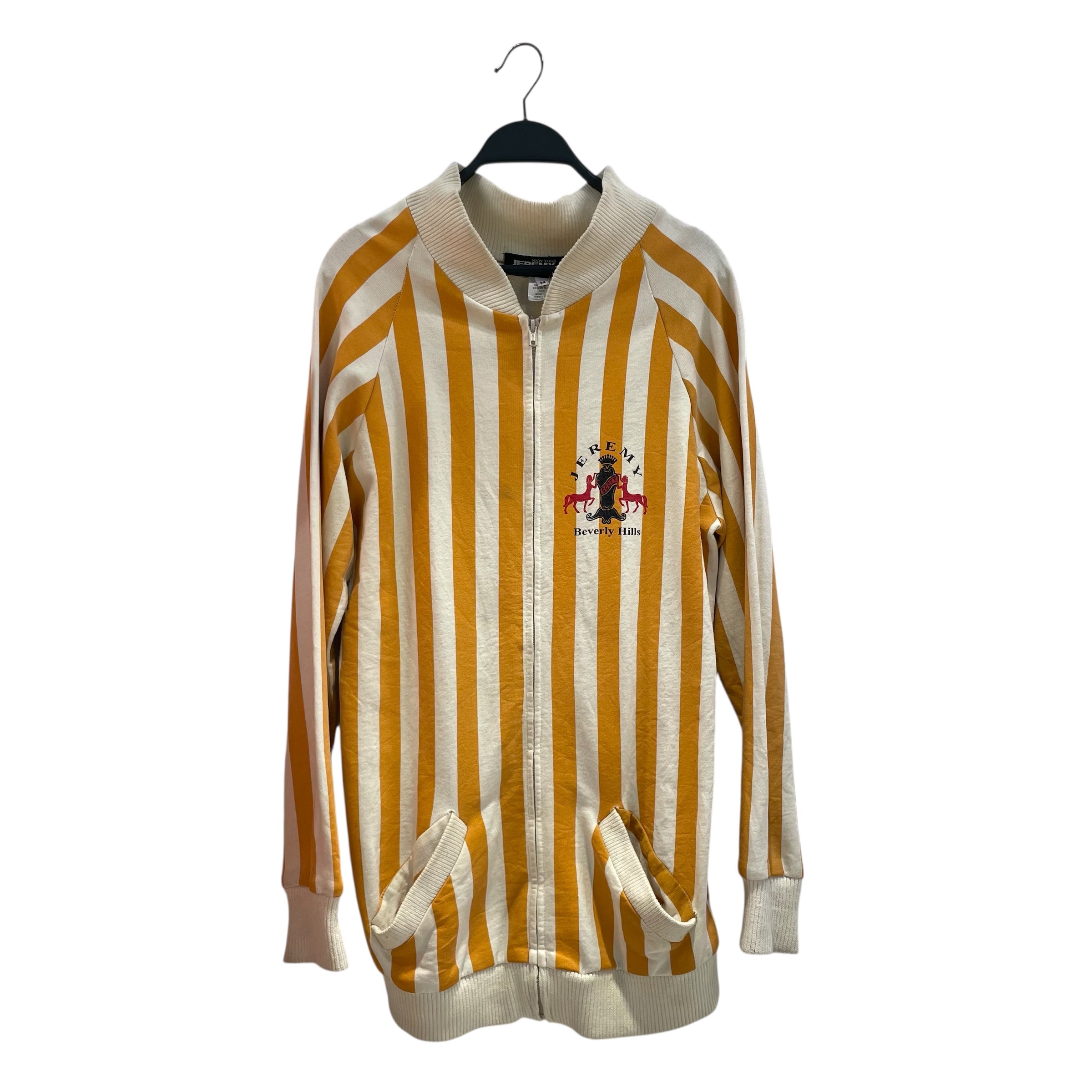 JEREMY SCOTT/Baseball Jkt/M/Cotton/MLT/No Collar/Stripe/BEVERLY HILLS JACKET view 1