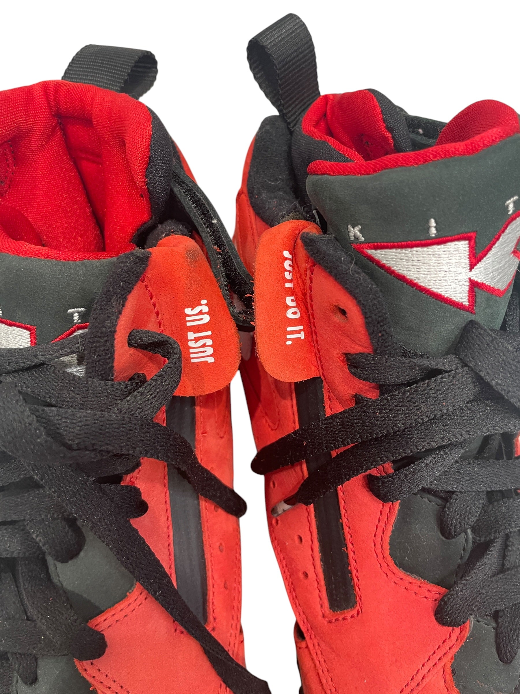 NIKE/KITH/Hi-Sneakers/US 12.5/Cotton/RED/AIR MAESTRO-AH1069 view 3