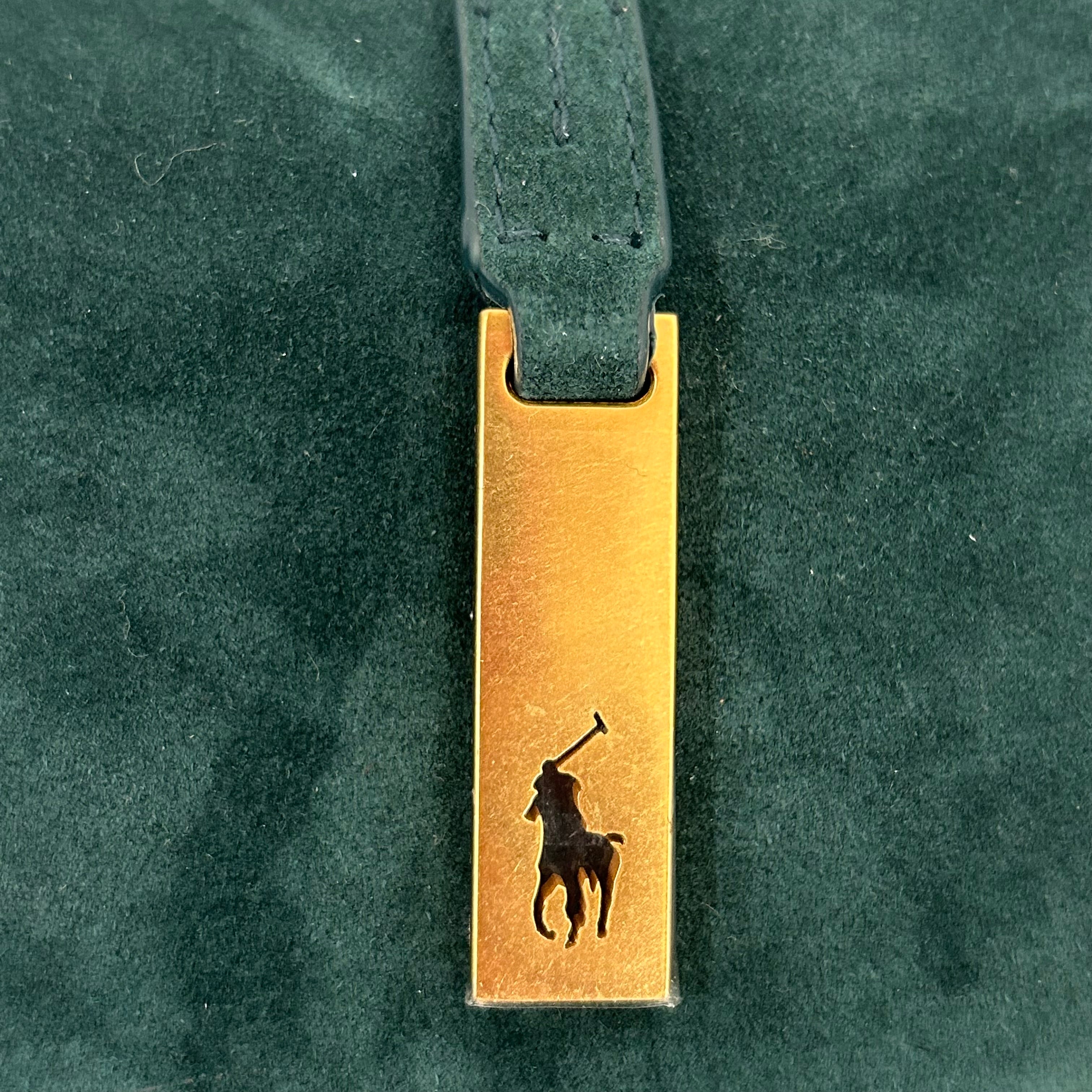 RALPH LAUREN/Cross Body Bag/Leather/GRN/SADDLE BAG view 7