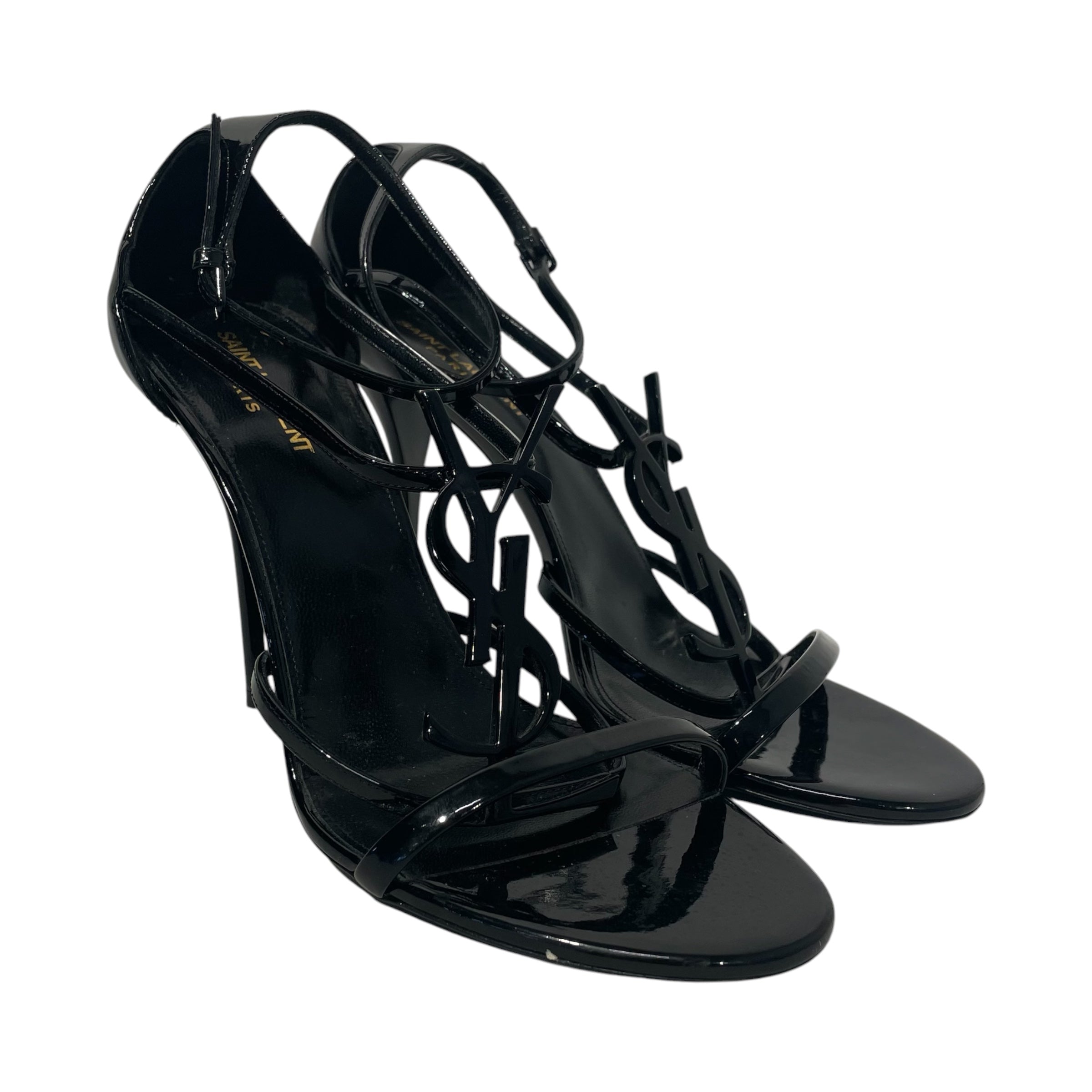YVES SAINT LAURENT/Heels/EU 42/Leather/BLK/ view 1