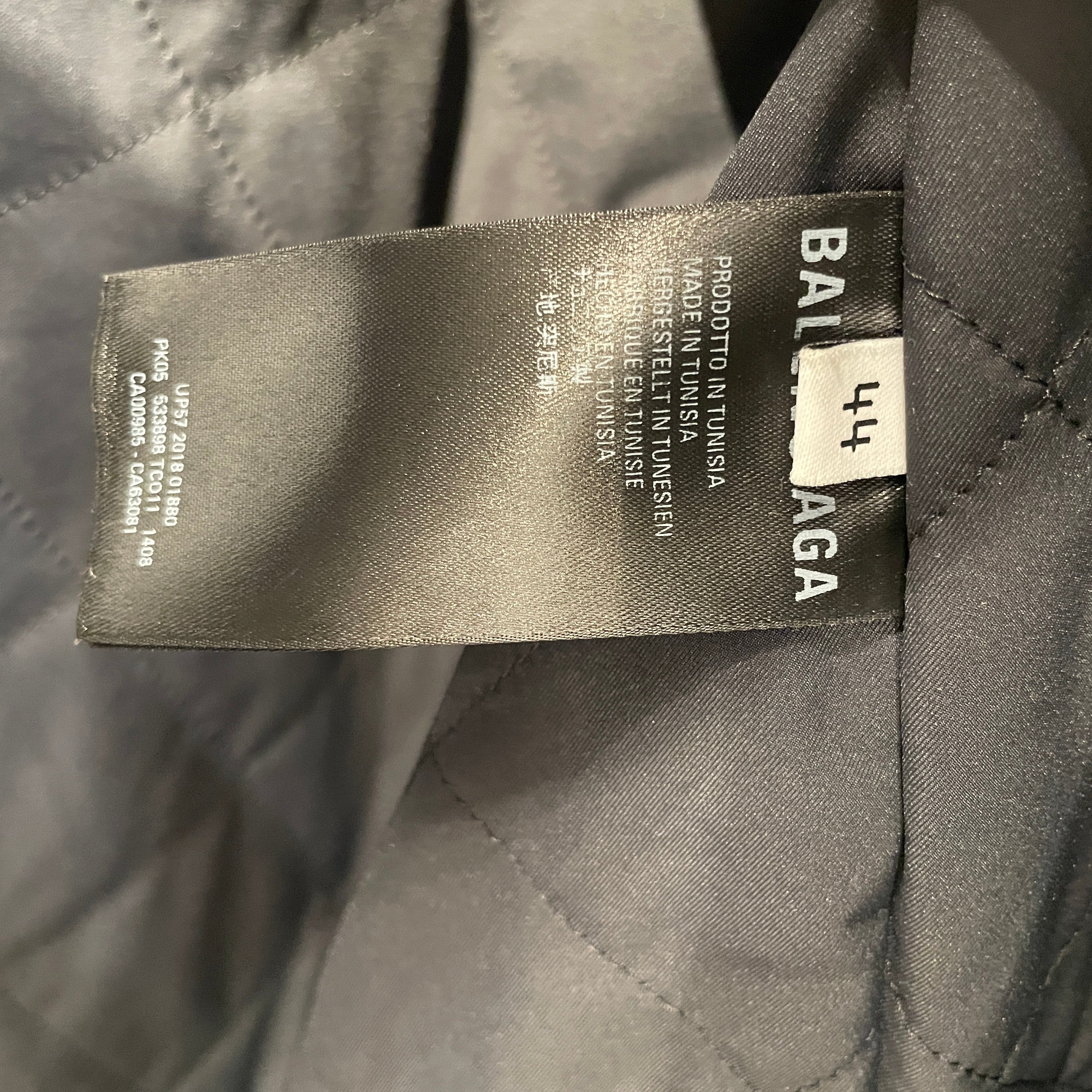 BALENCIAGA/Jacket/44/Polyester/GRY/REFLECTIVE PARKA view 4
