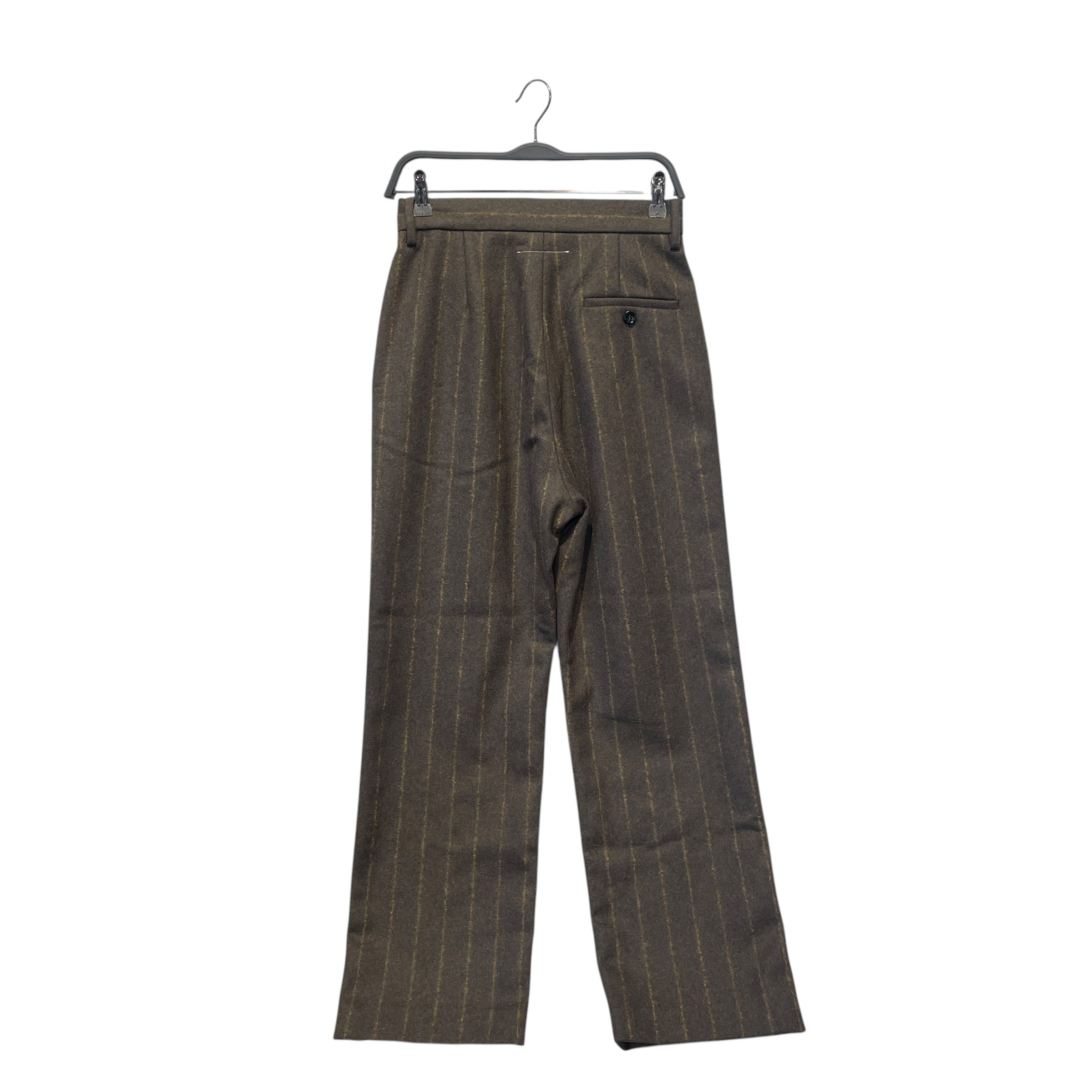 MM6/Straight Pants/38/Stripe/Wool/BRW/ view 4