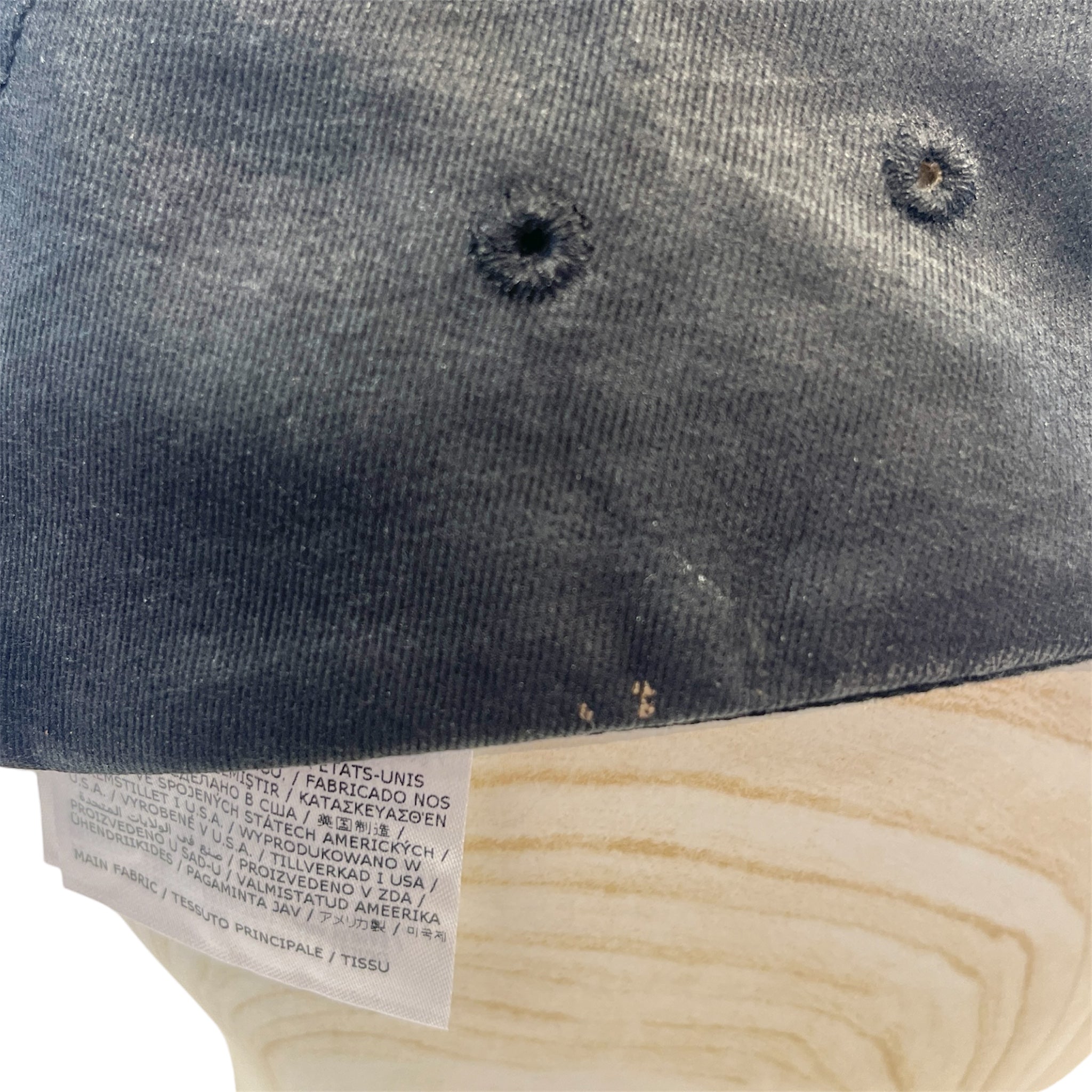 Supreme/Maison Margiela/Cap/OS/Cotton/BLK/Margiela X Supreme Cap view 5