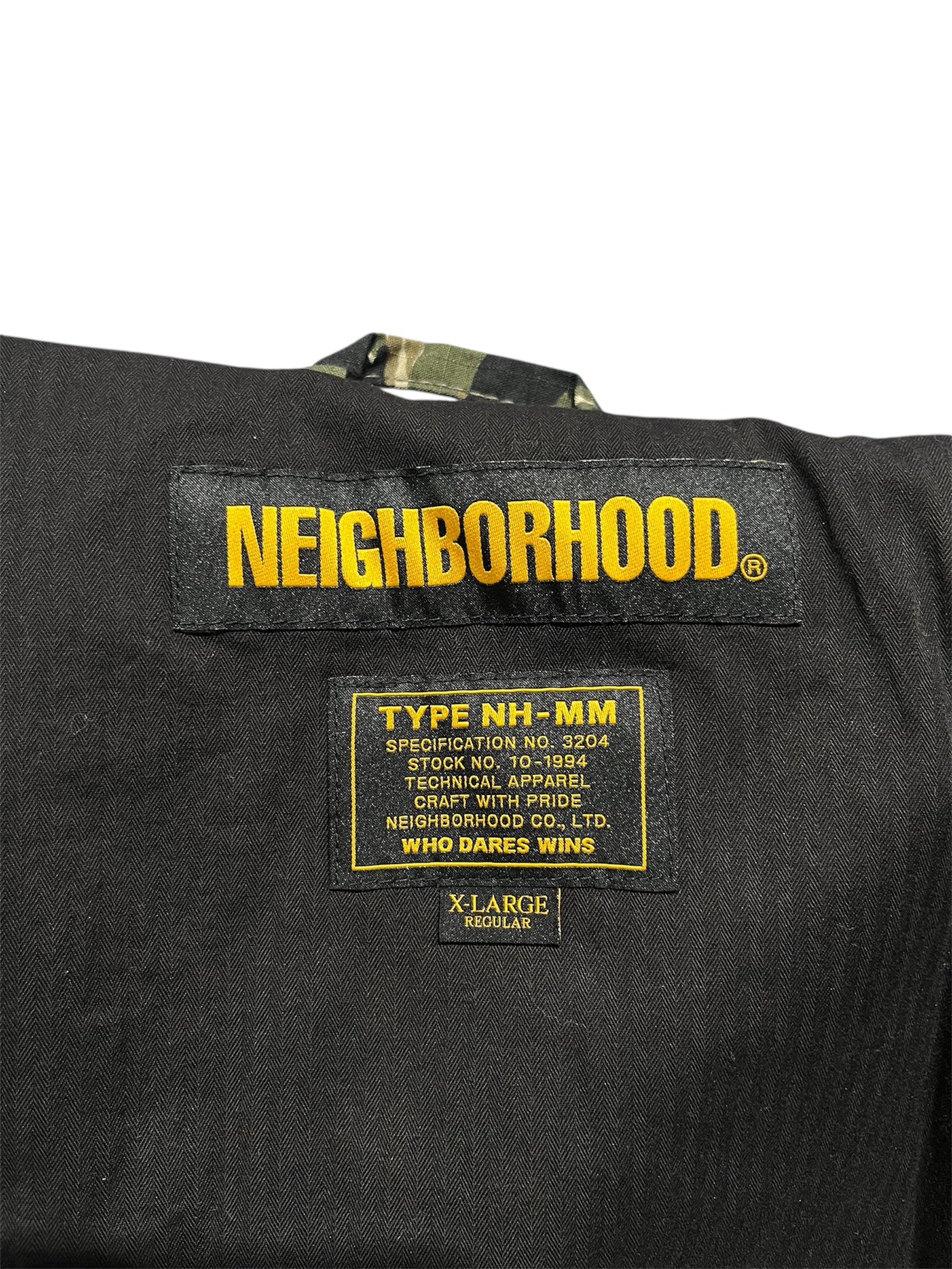 NEIGHBORHOOD/Mod Parka/XL/Cotton/GRN/Single Breasted/Camouflage/NH-MM view 7