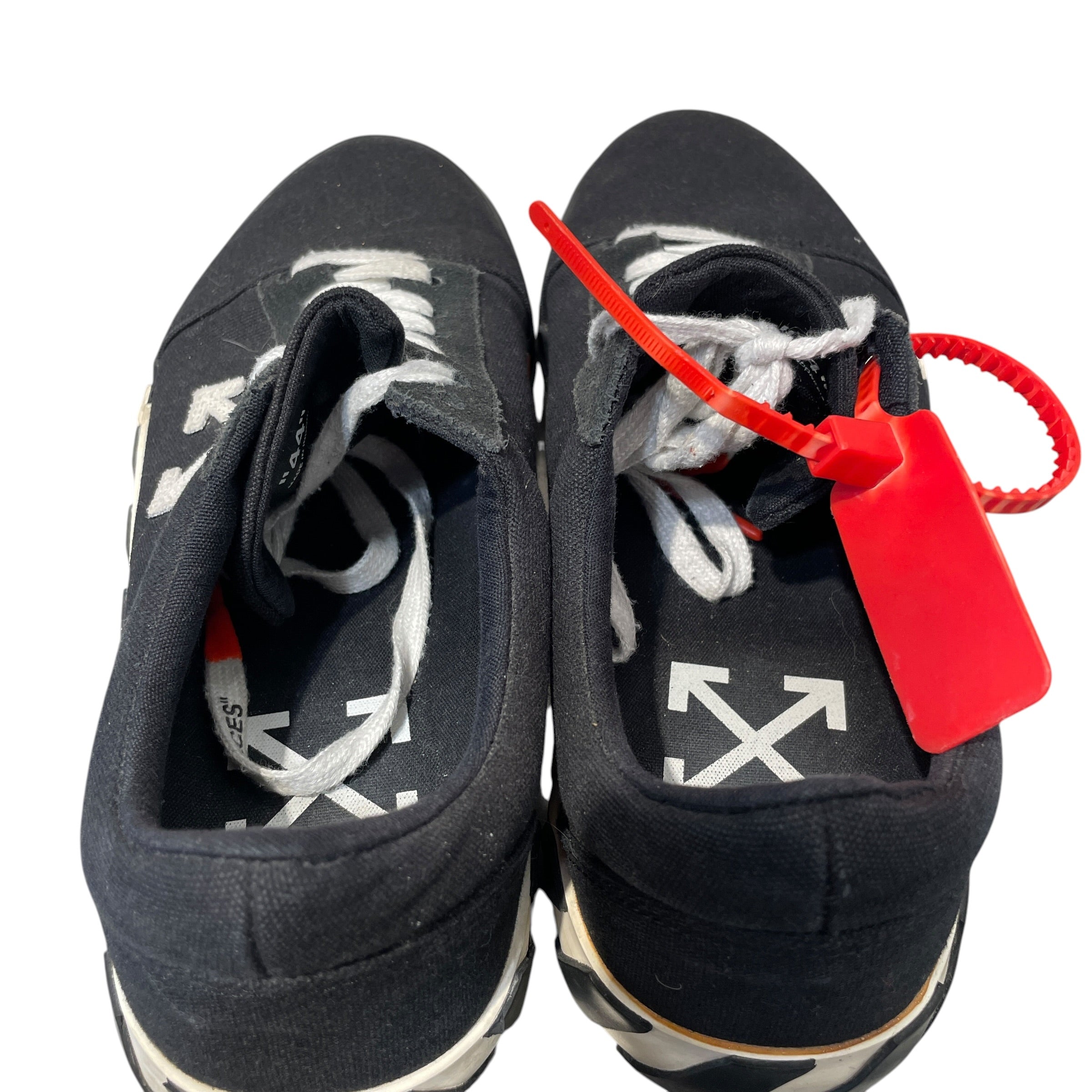 OFF-WHITE/Low-Sneakers/EU 44/Cotton/BLK/Vulcanized Low Top 'Black' view 5