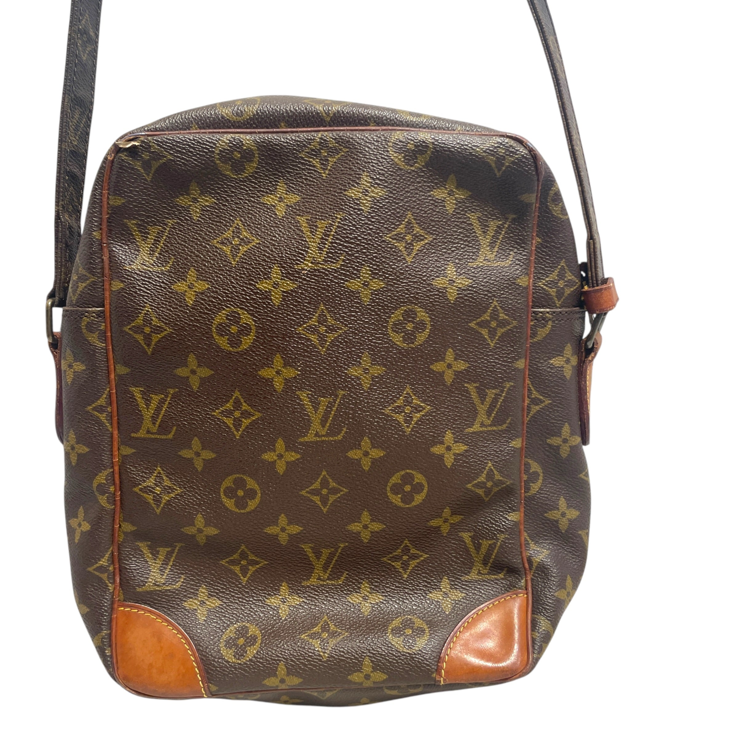 LOUIS VUITTON/Cross Body Bag/Monogram/Leather/BRW/Monogram Danube Crossbody view 4