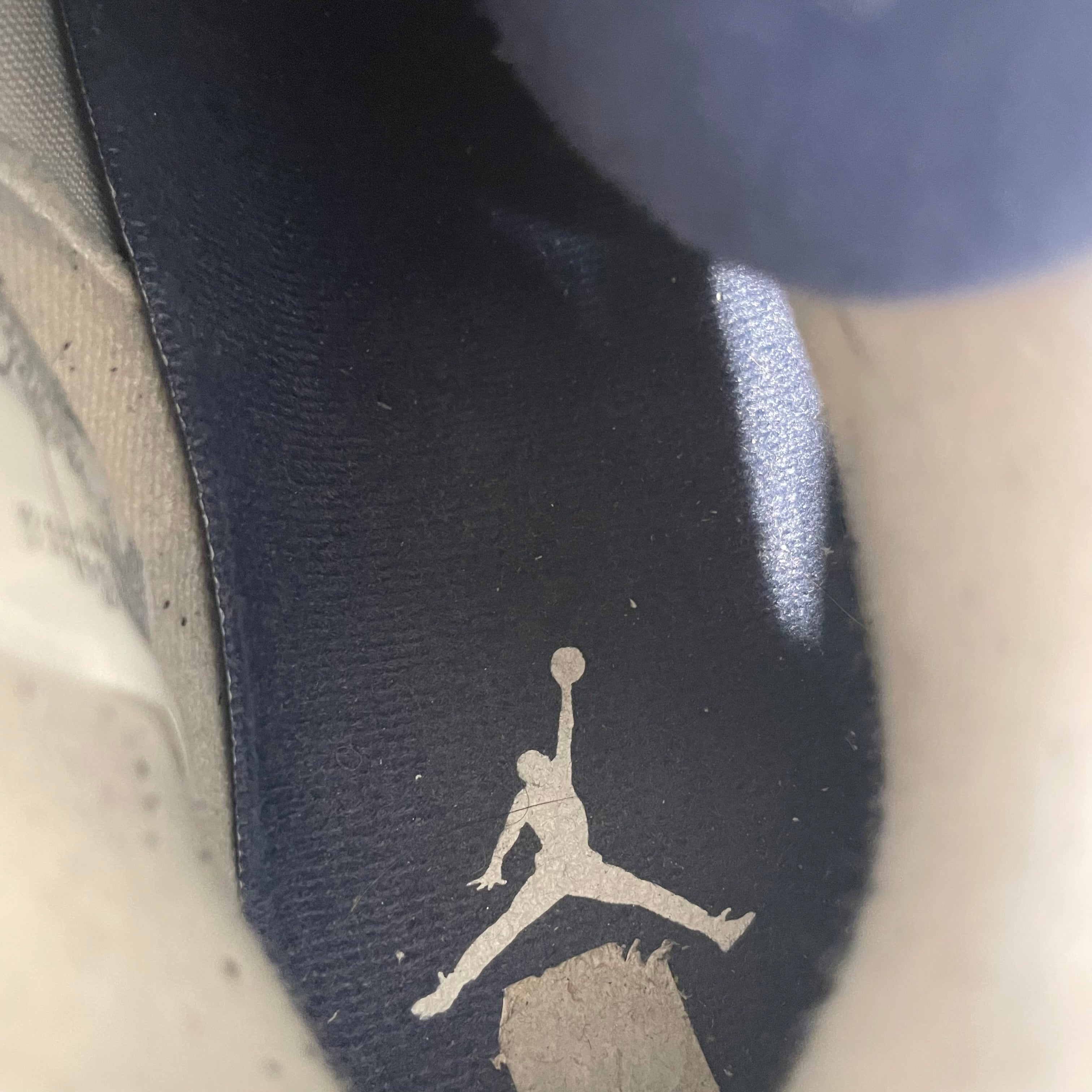 NIKE/AIR JORDAN 4 RETRO/Hi-Sneakers/US 10/Nylon/NVY/DH6927-140 view 4